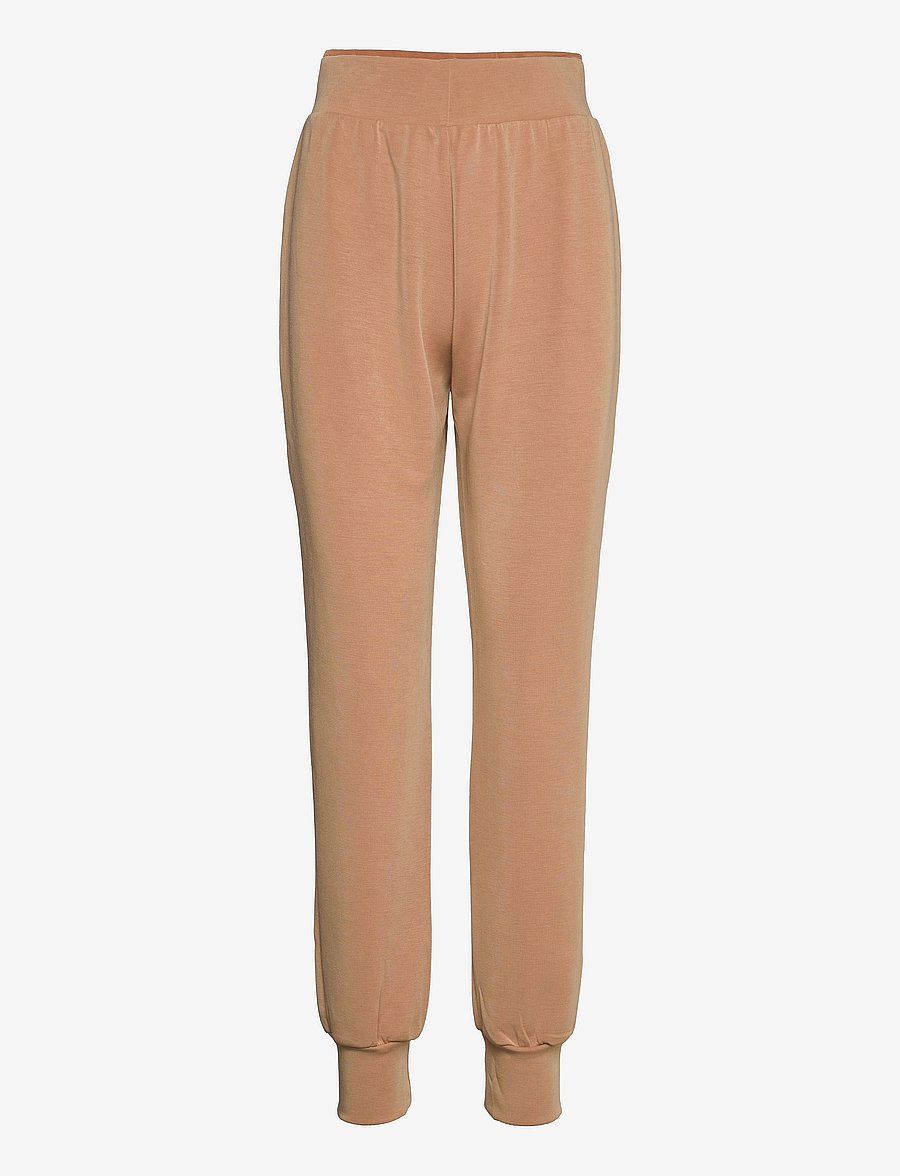 Selected - SLFTENNY HW SWEAT PANT - hverdags stil - tannin - 1