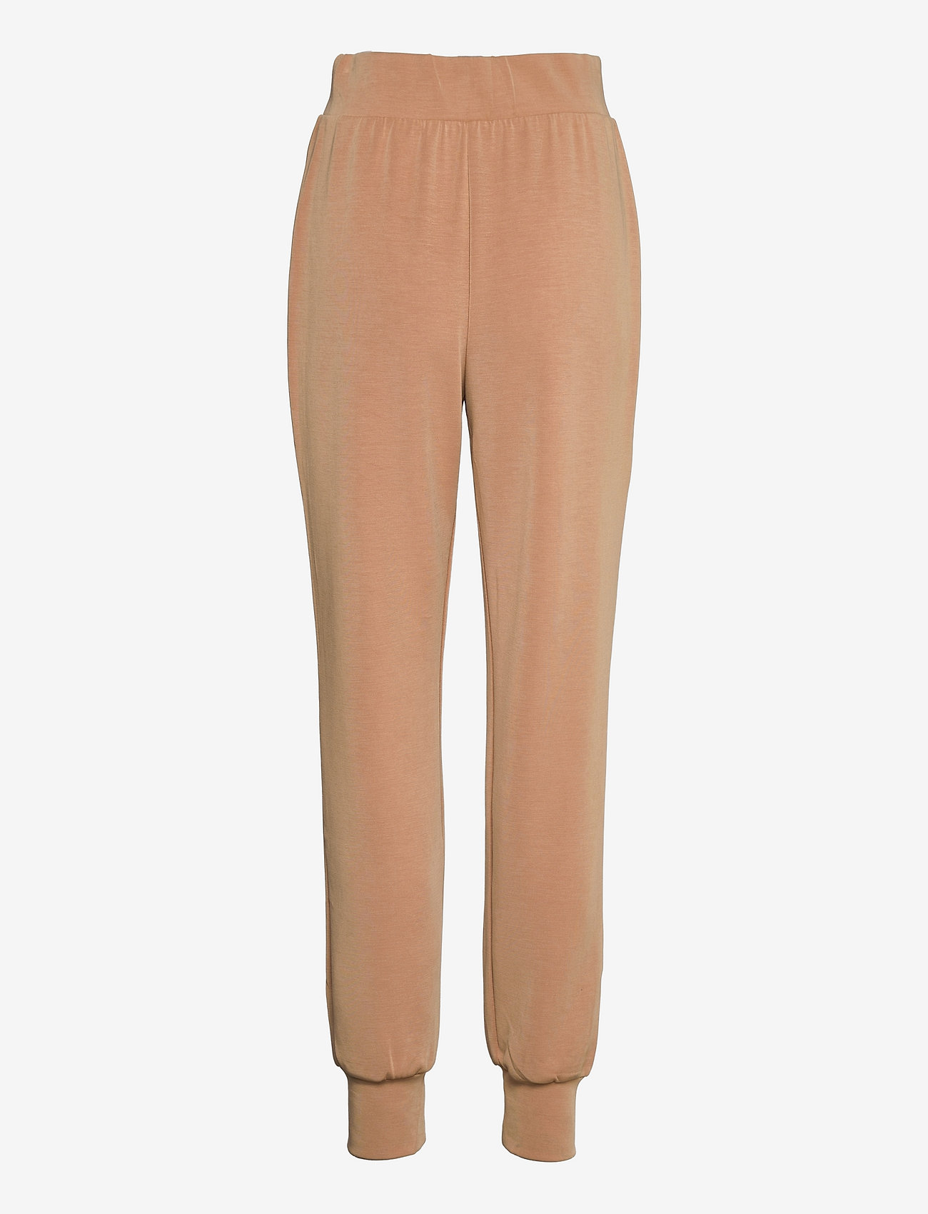 Selected - SLFTENNY  HW SWEAT PANT - vardagsstil - tannin - 2