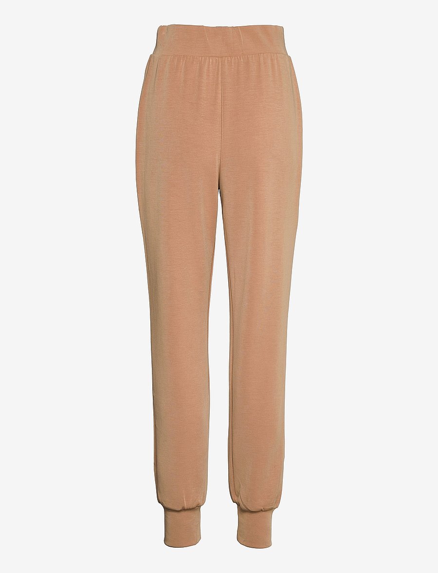 Selected - SLFTENNY HW SWEAT PANT - hverdags stil - tannin - 2