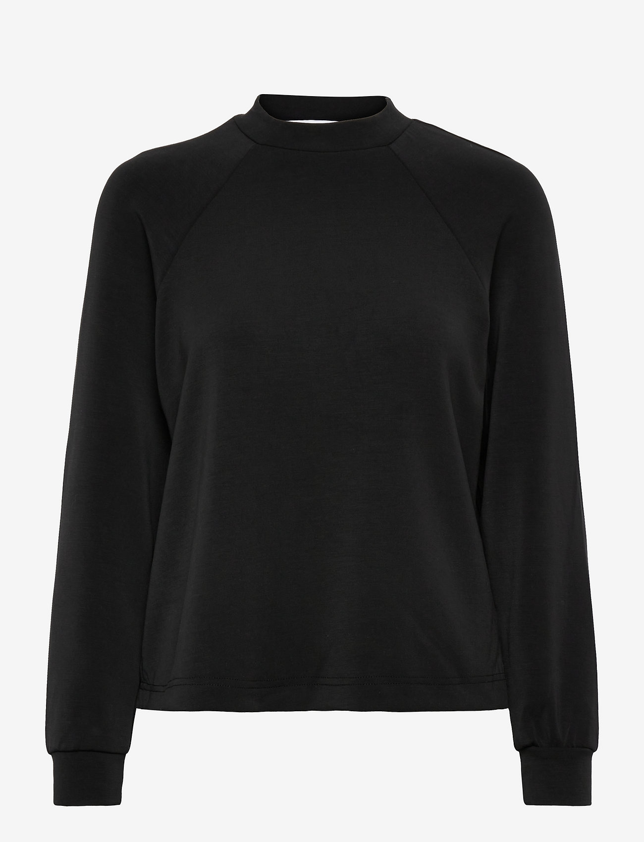 Selected - SLFTENNY LS HIGH NECK SWEAT - black - 0