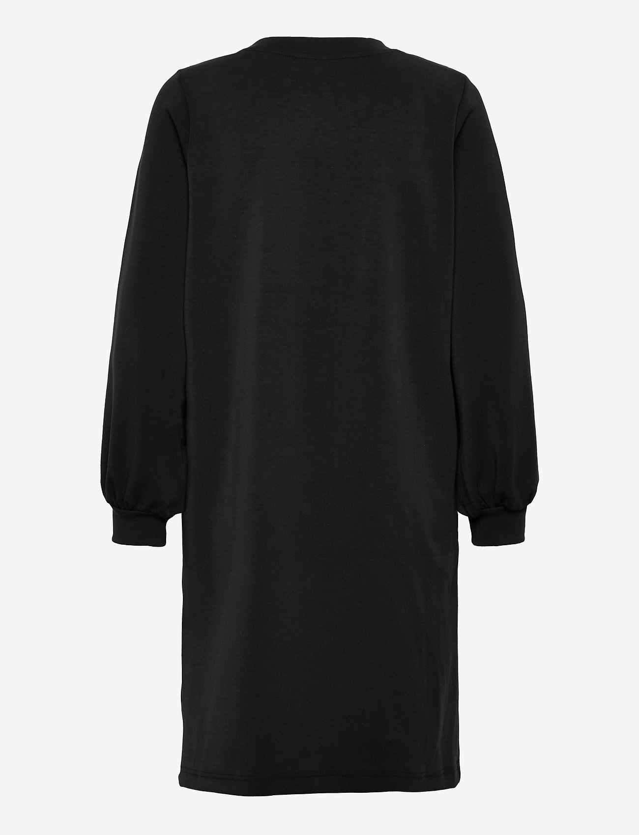 Selected Femme - SLFTENNY  LS O-NECK SWEAT DRESS - black - 1