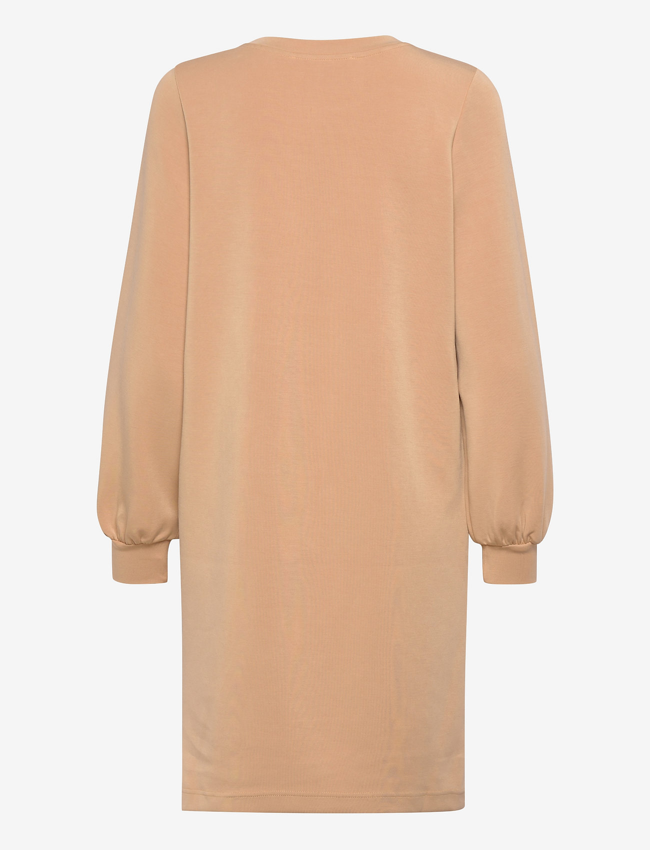 Selected Femme - SLFTENNY  LS O-NECK SWEAT DRESS - tannin - 1