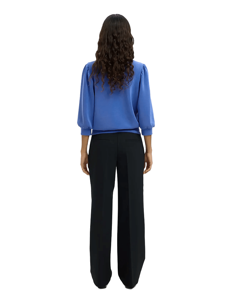 Selected - SLFTENNY 3/4 SWEAT TOP NOOS - dressipluusid - dazzling blue - 2