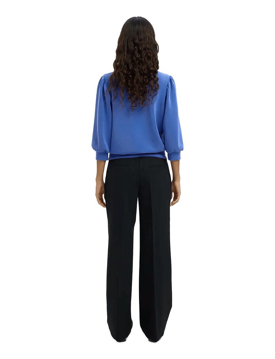 Selected - SLWTENNY 3/4 SWEAT TOP NOOS - langärmlige tops - dazzling blue - 2