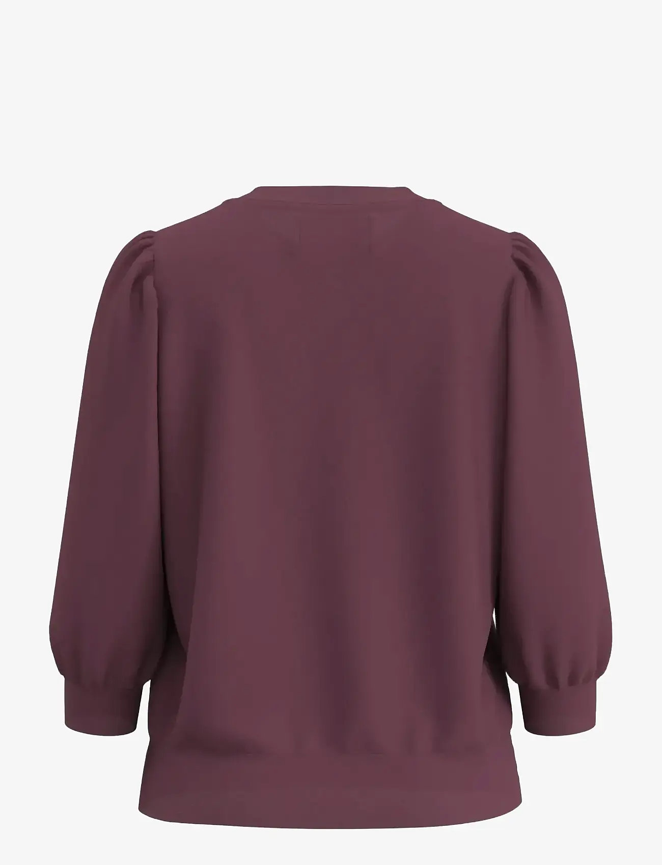 Selected - SLWTENNY 3/4 SWEAT TOP NOOS - dressipluusid - fig - 2