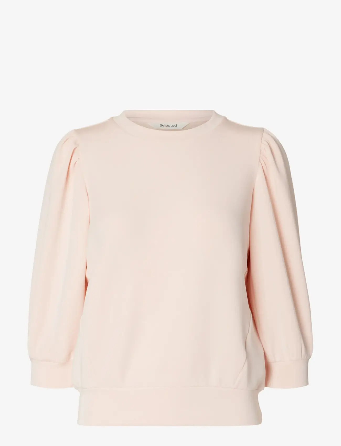 Selected - SLWTENNY 3/4 SWEAT TOP NOOS - long-sleeved tops - pale dogwood - 1