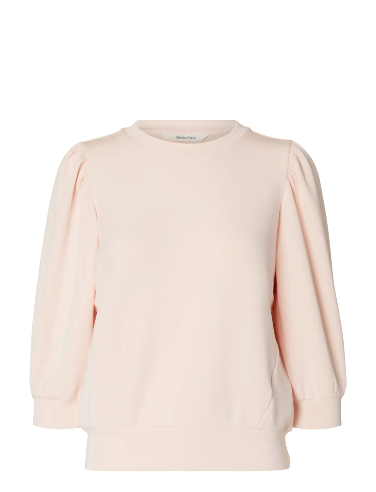 Selected SLWTENNY 3/4 SWEAT TOP NOOS - Selected - PALE DOGWOOD / pink/rose
