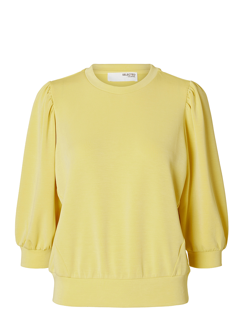 Selected - SLFTENNY 3/4 SWEAT TOP NOOS - dressipluusid - sundress - 1