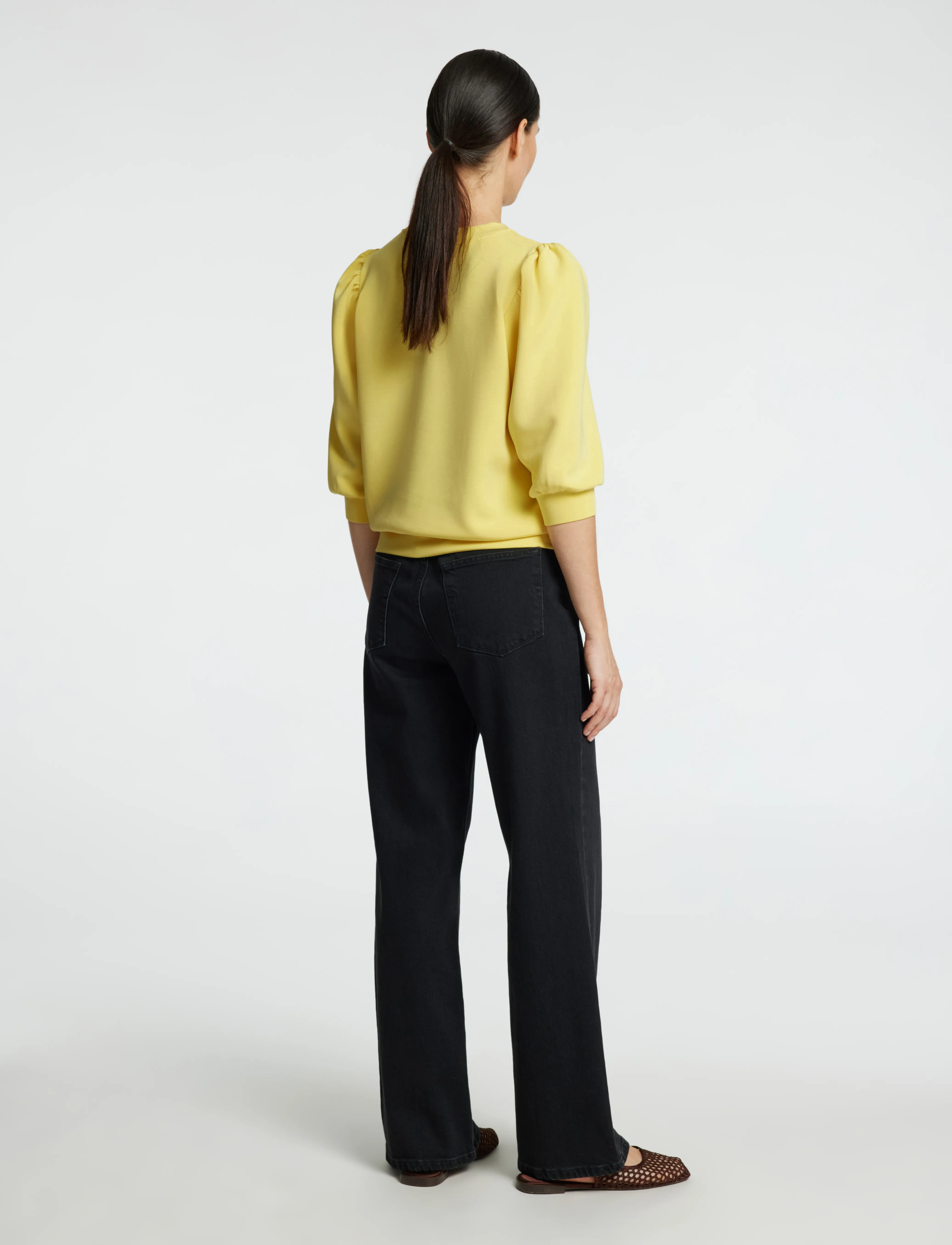 Selected - SLWTENNY 3/4 SWEAT TOP NOOS - langærmede toppe - sundress - 2