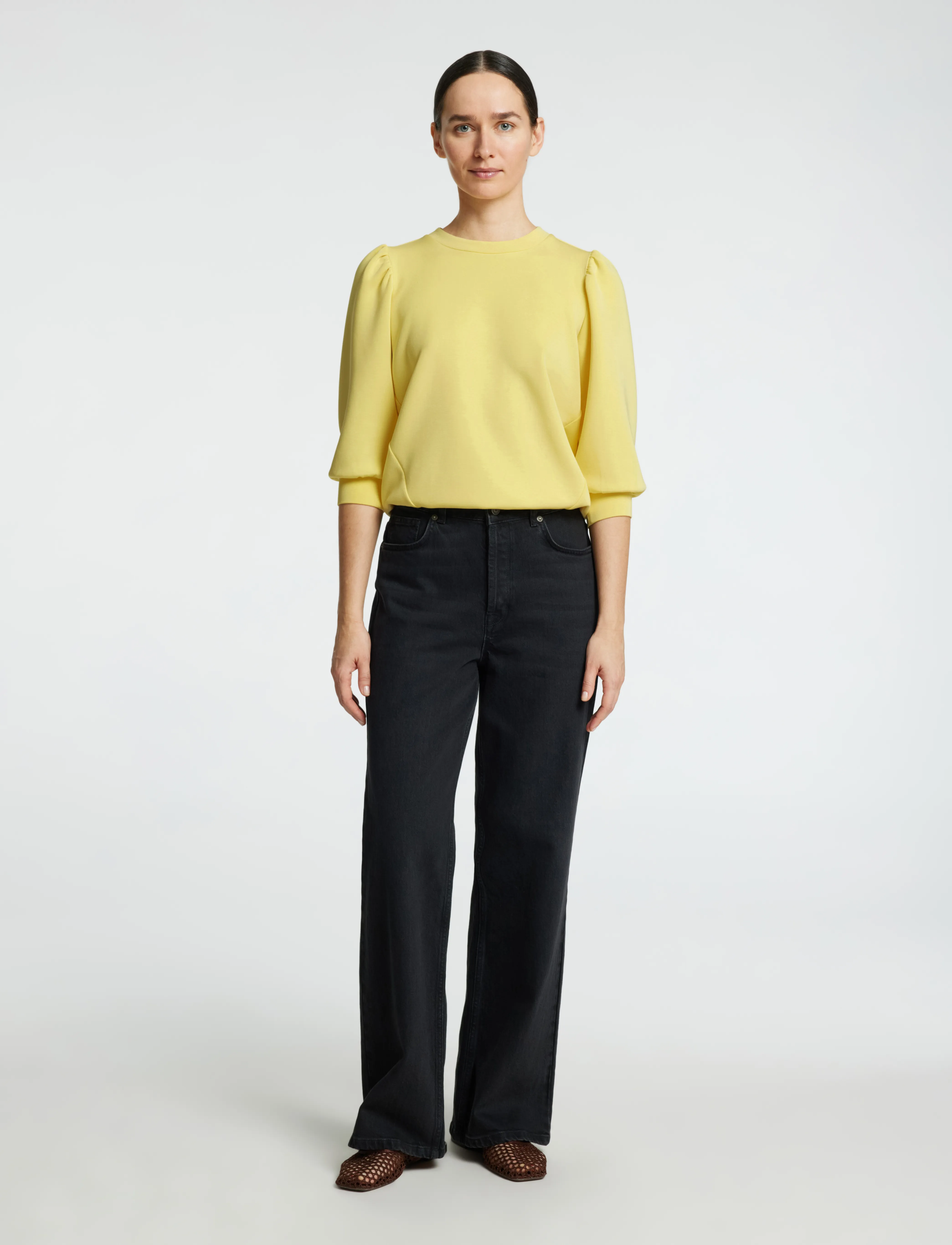 Selected - SLWTENNY 3/4 SWEAT TOP NOOS - langærmede toppe - sundress - 3
