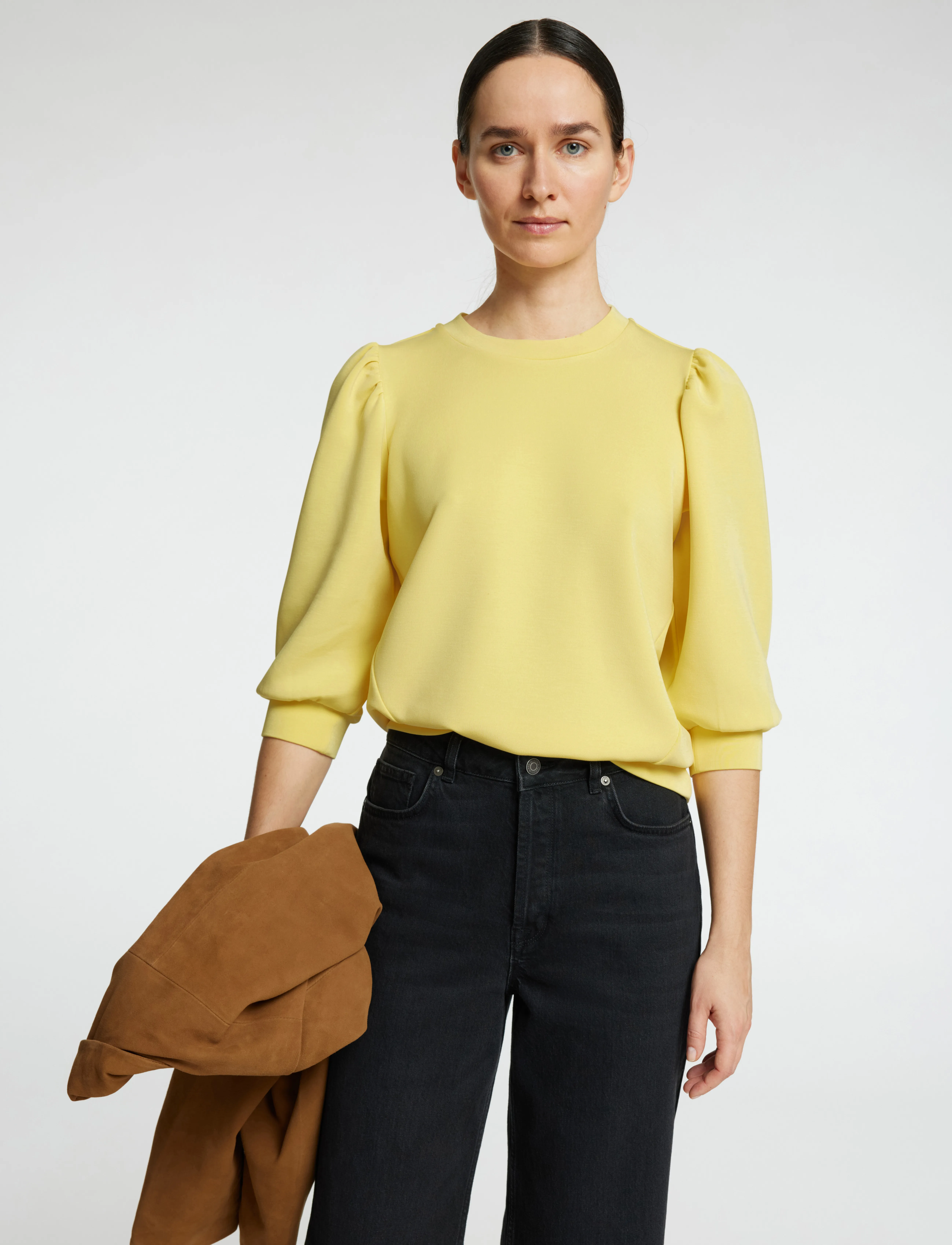 Selected - SLWTENNY 3/4 SWEAT TOP NOOS - langærmede toppe - sundress - 5