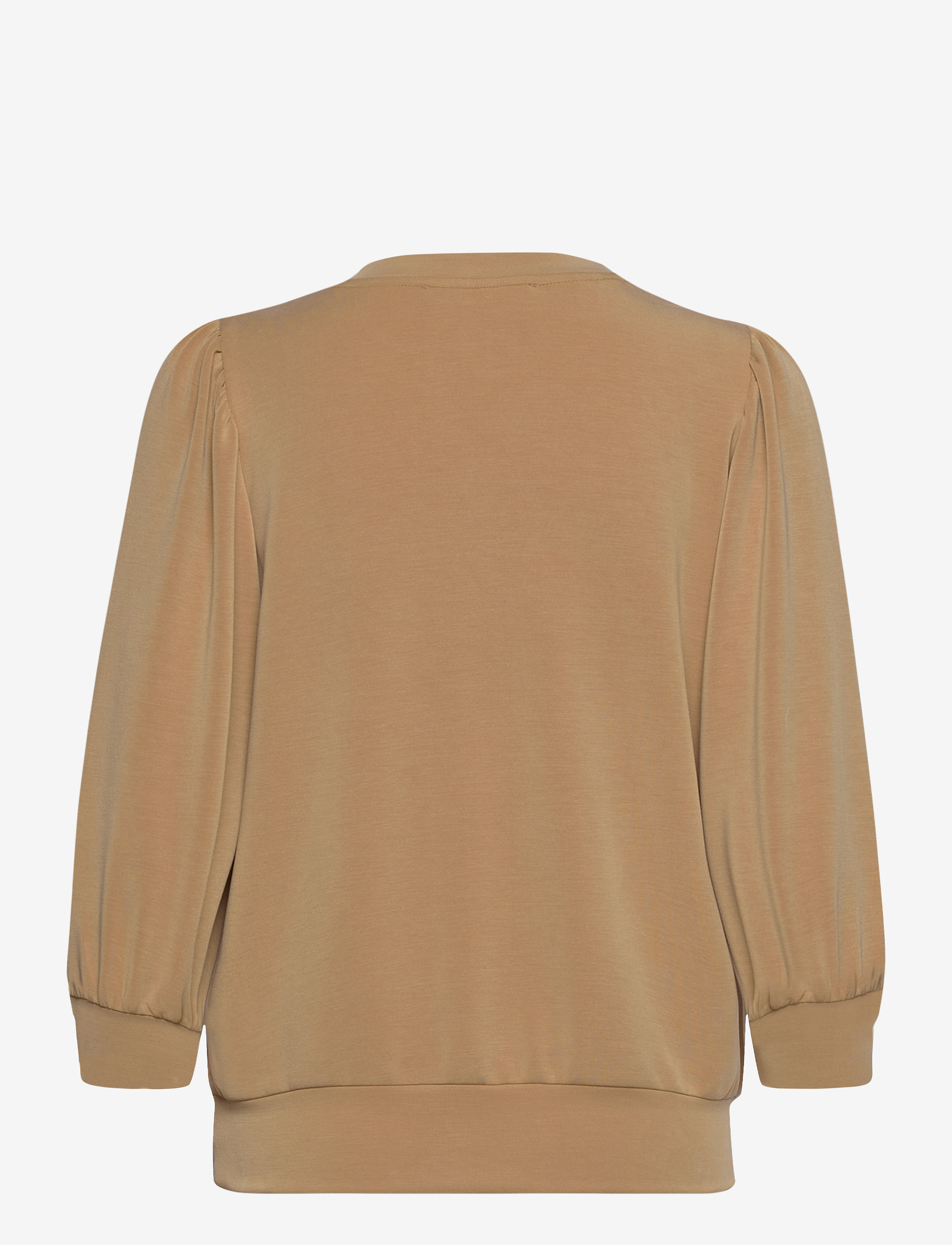 Selected - SLWTENNY 3/4 SWEAT TOP NOOS - langærmede toppe - tannin - 1