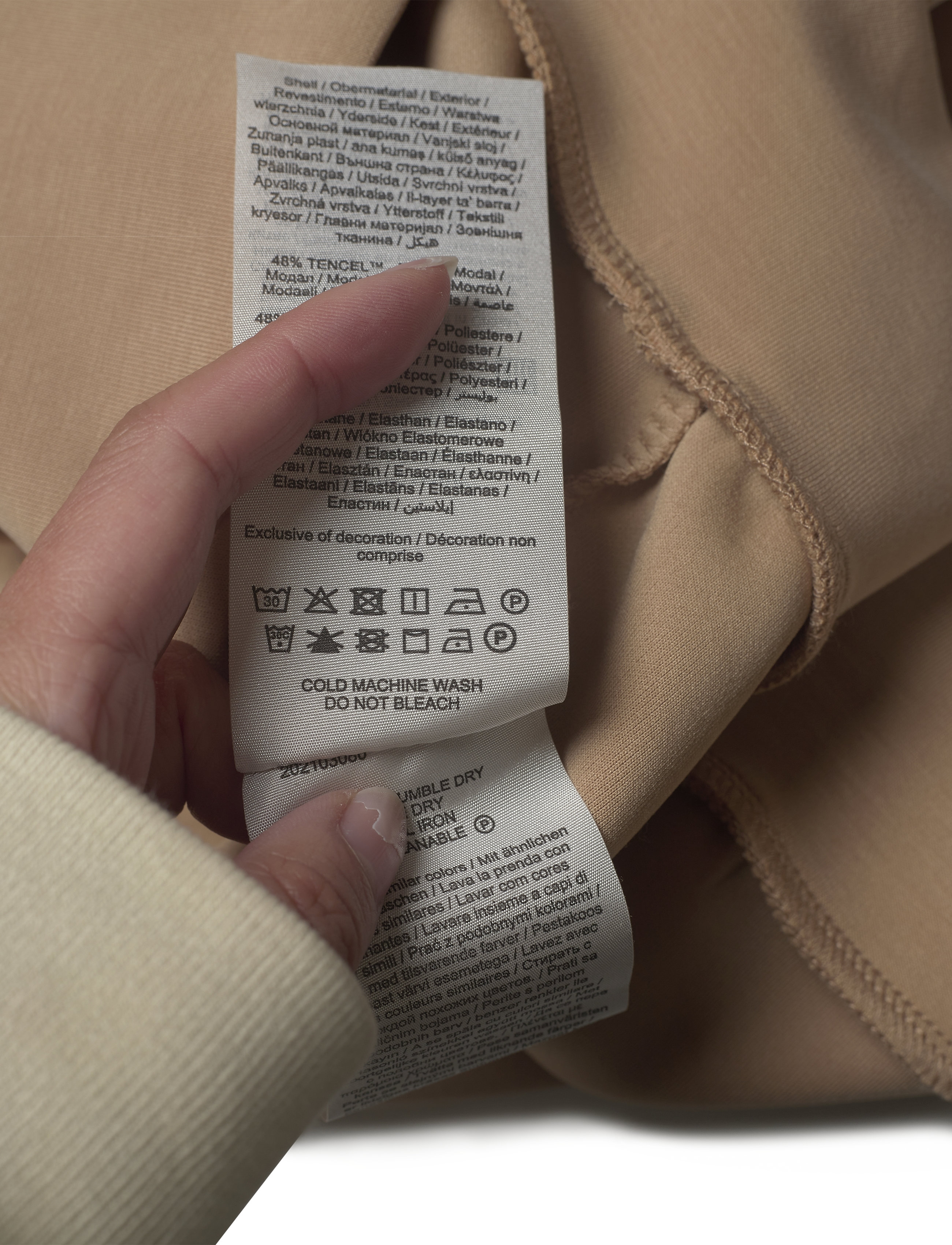 Selected - SLWTENNY 3/4 SWEAT TOP NOOS - langærmede toppe - tannin - 2