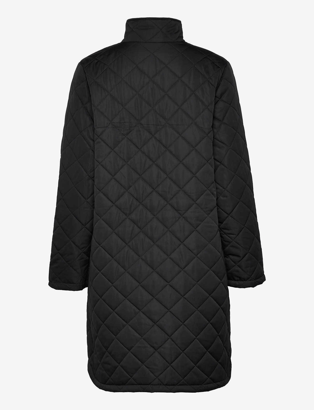 Selected - SLFFILLY QUILTED COAT - black - 1