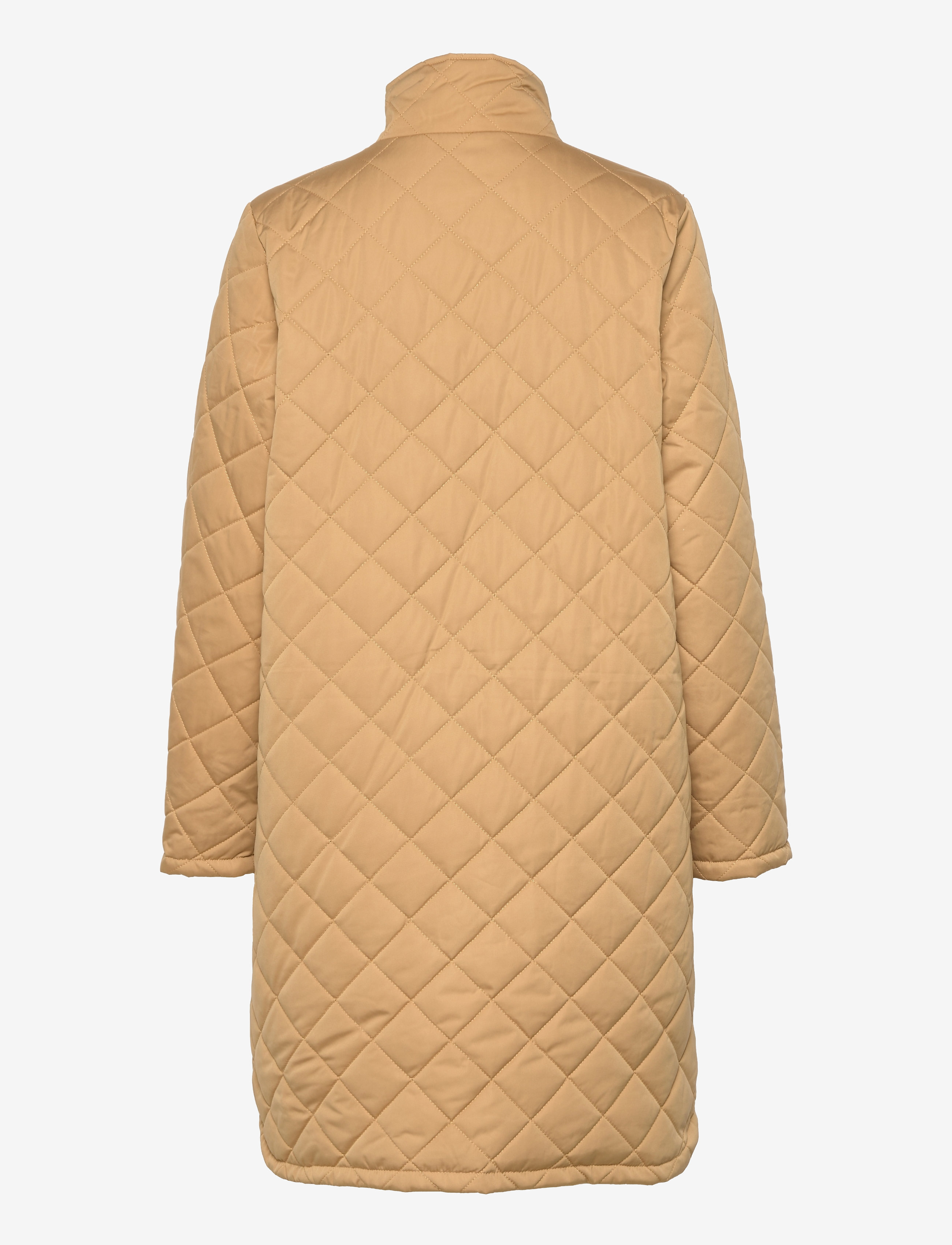 Selected - SLFFILLY QUILTED COAT - tannin - 2