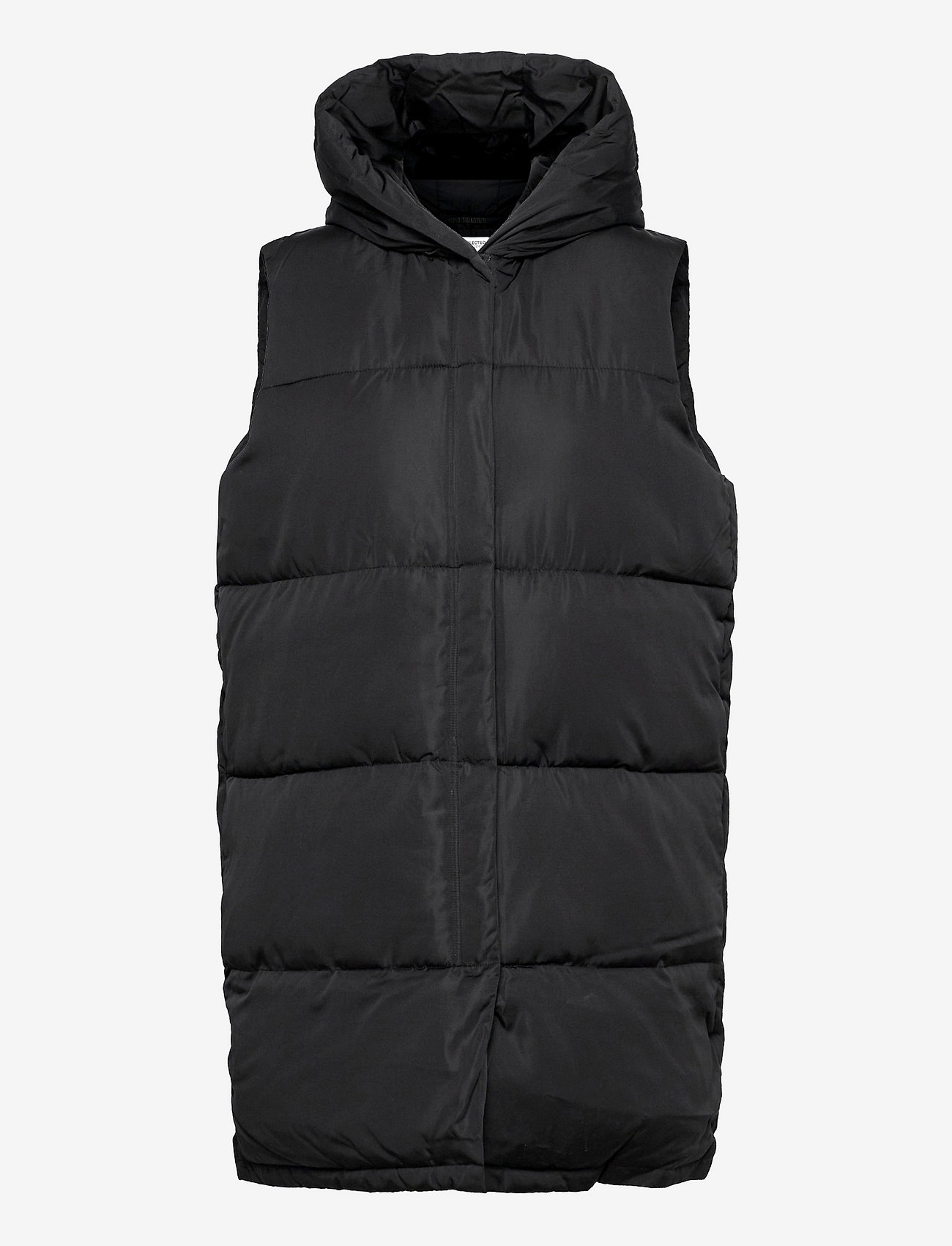 Selected Femme - SLFELLA PUFFER VEST - down- & padded jackets - black - 0