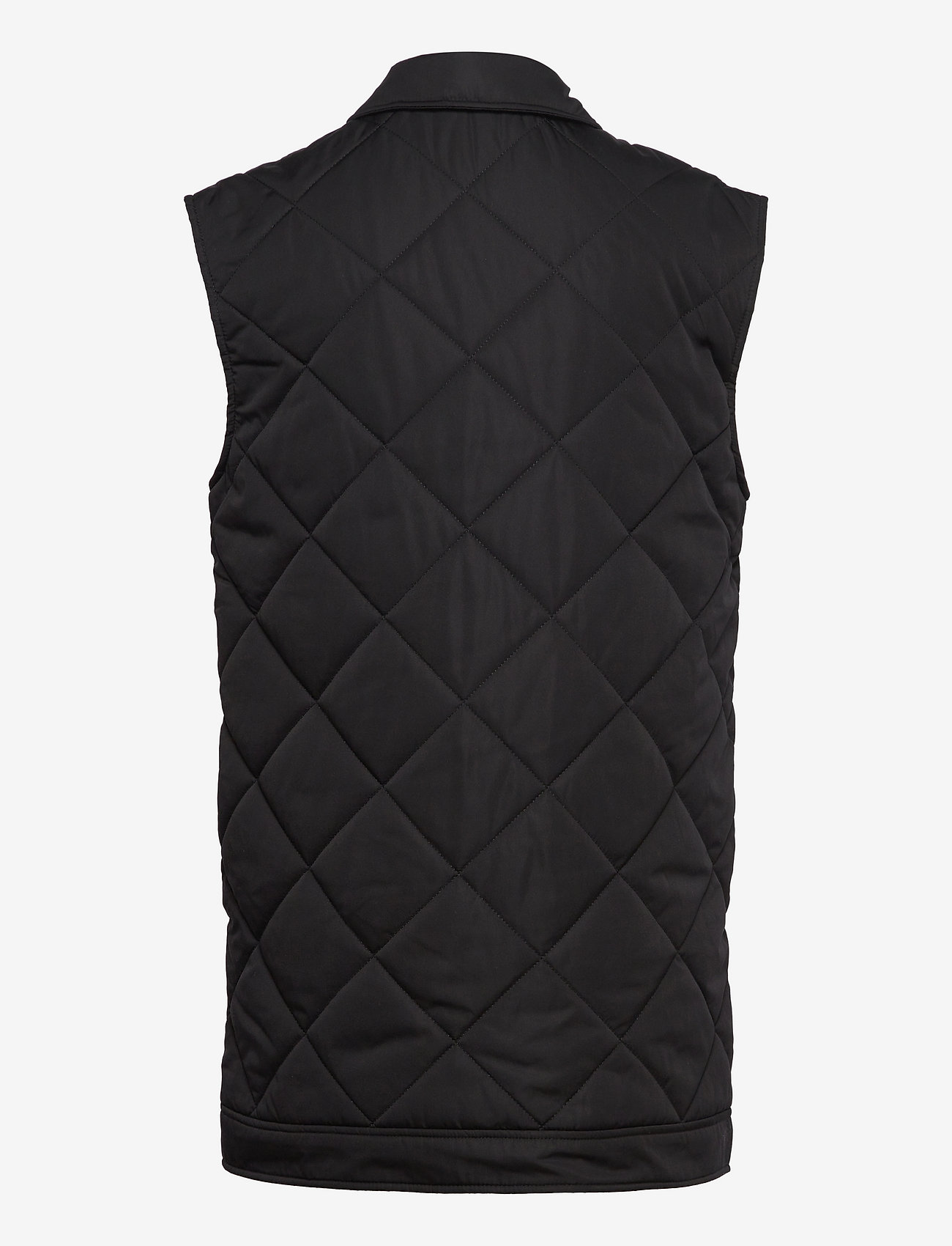Selected Femme - SLFTINNA LONG QUILTED VEST - quilted vests - black - 1