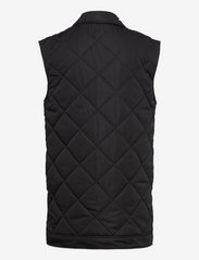 Selected Femme - SLFTINNA LONG QUILTED VEST - quilted vests - black - 1
