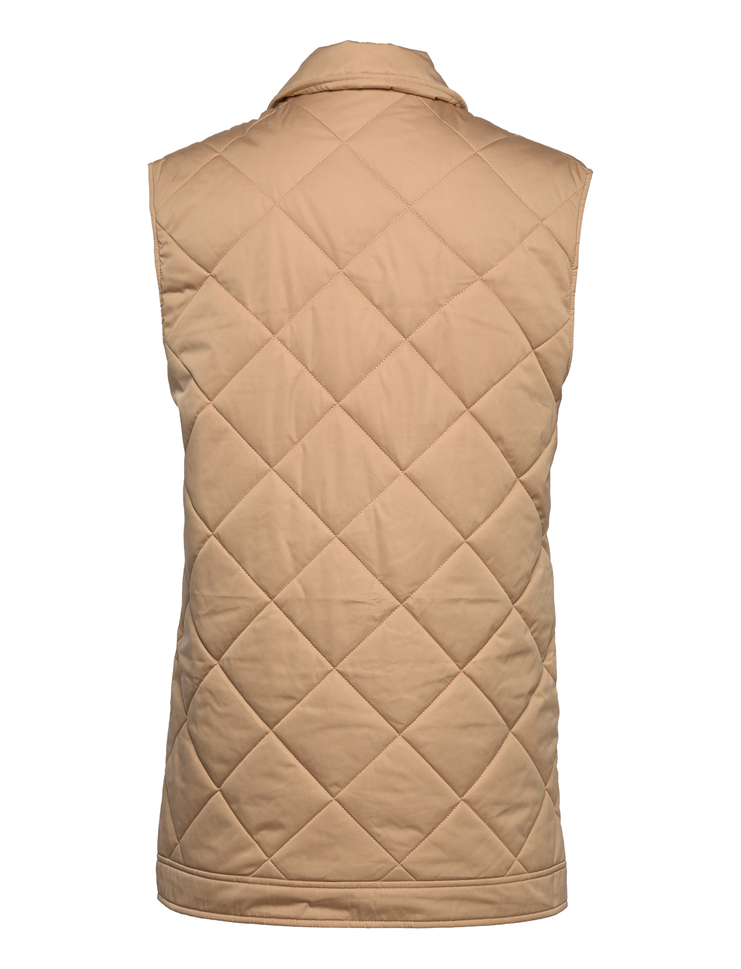 Selected - SLFTINNA LONG QUILTED VEST - gefütterte westen - tannin - 2