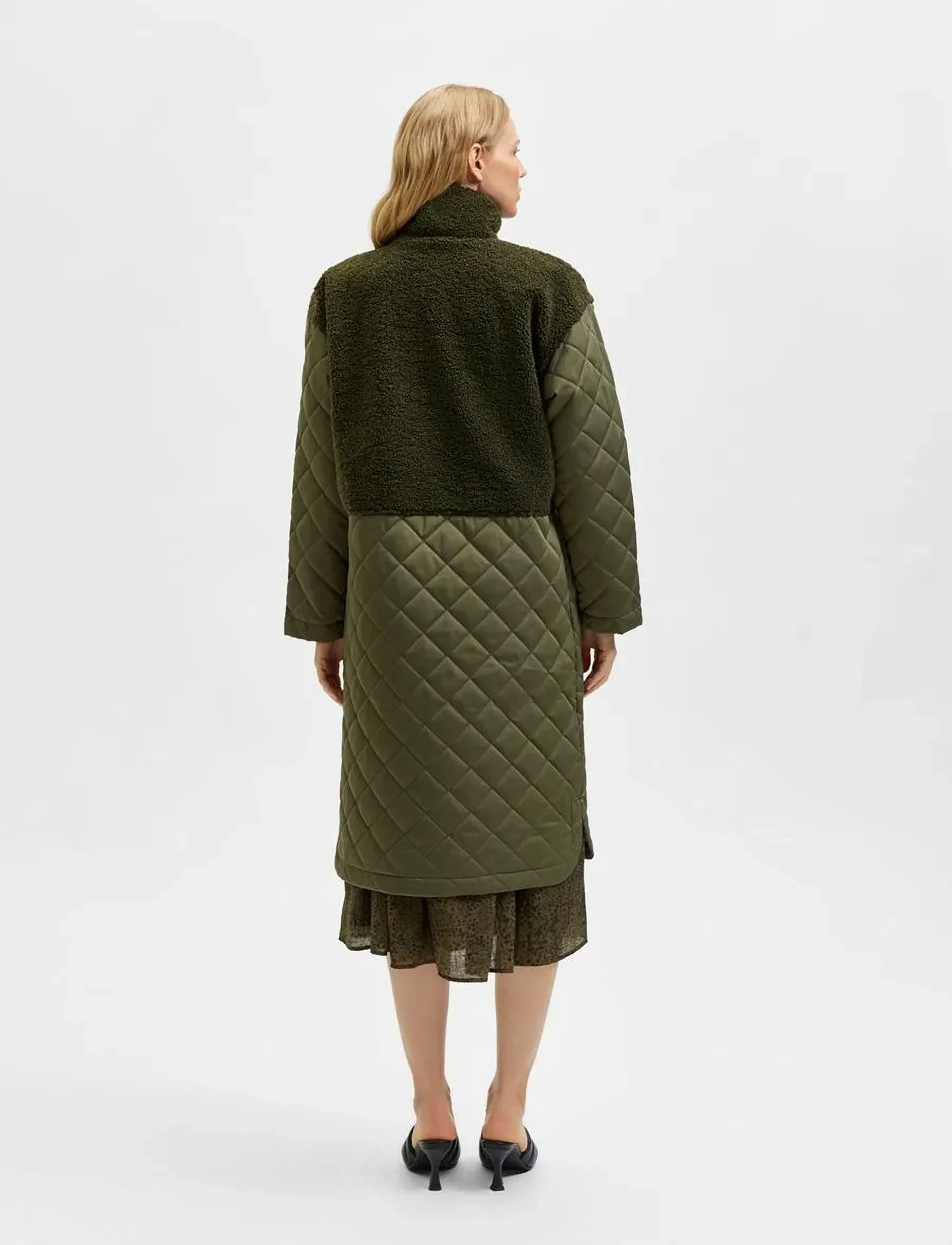 Selected - SLFMOLLY COAT - frühlingsjacken - kalamata - 3