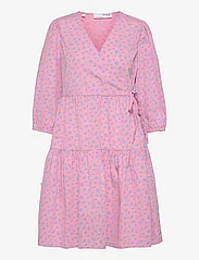 Selected Femme - SLFELISE 3/4HORT DRESS M - wrap dresses - lilac sachet - 0