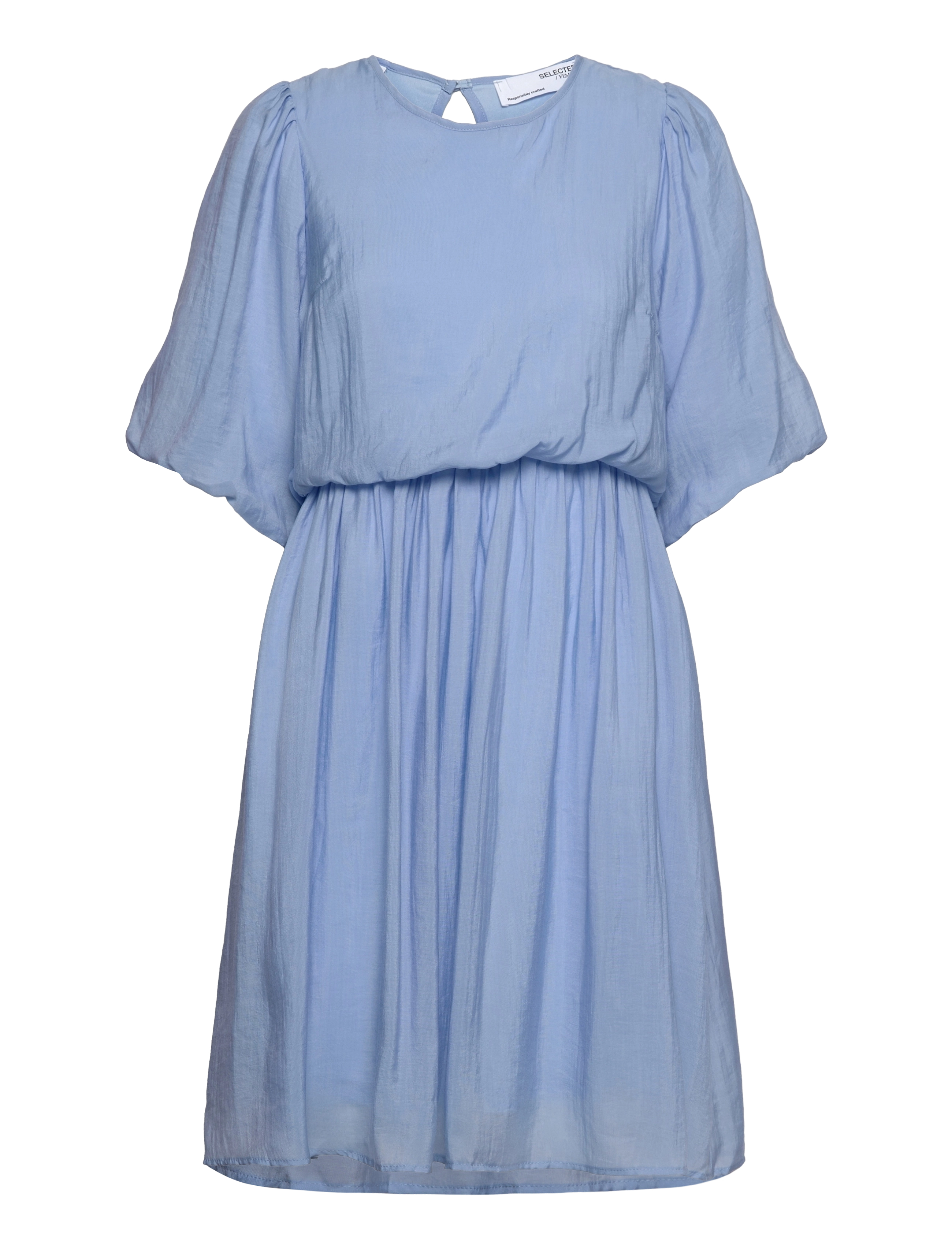 SELECTED Slfsulina 2/4Hort Kleid M Blau - 34 - Damen