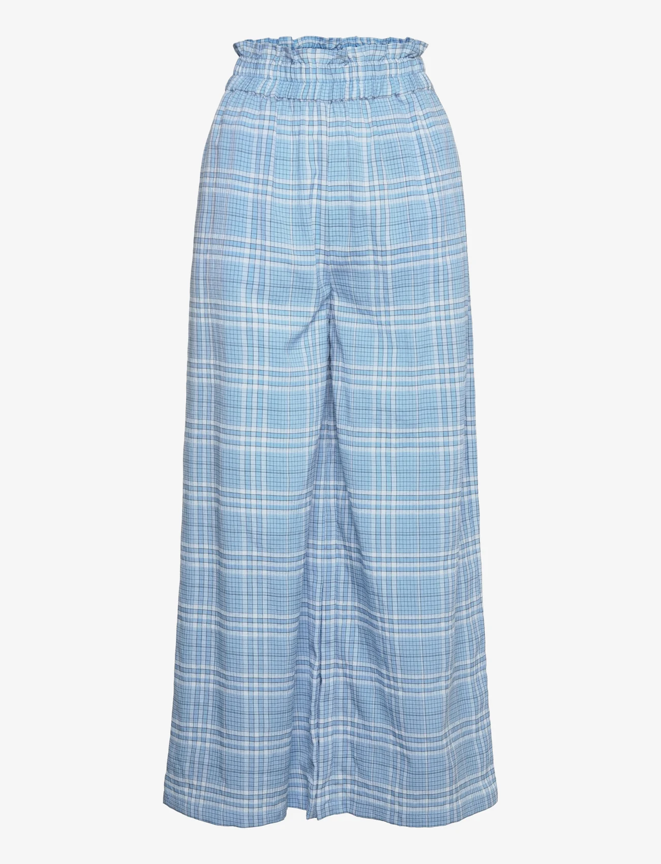 Selected Femme - SLFBRIANNA HW CROPPED PANT B - culotte kelnės - blue bell - 0