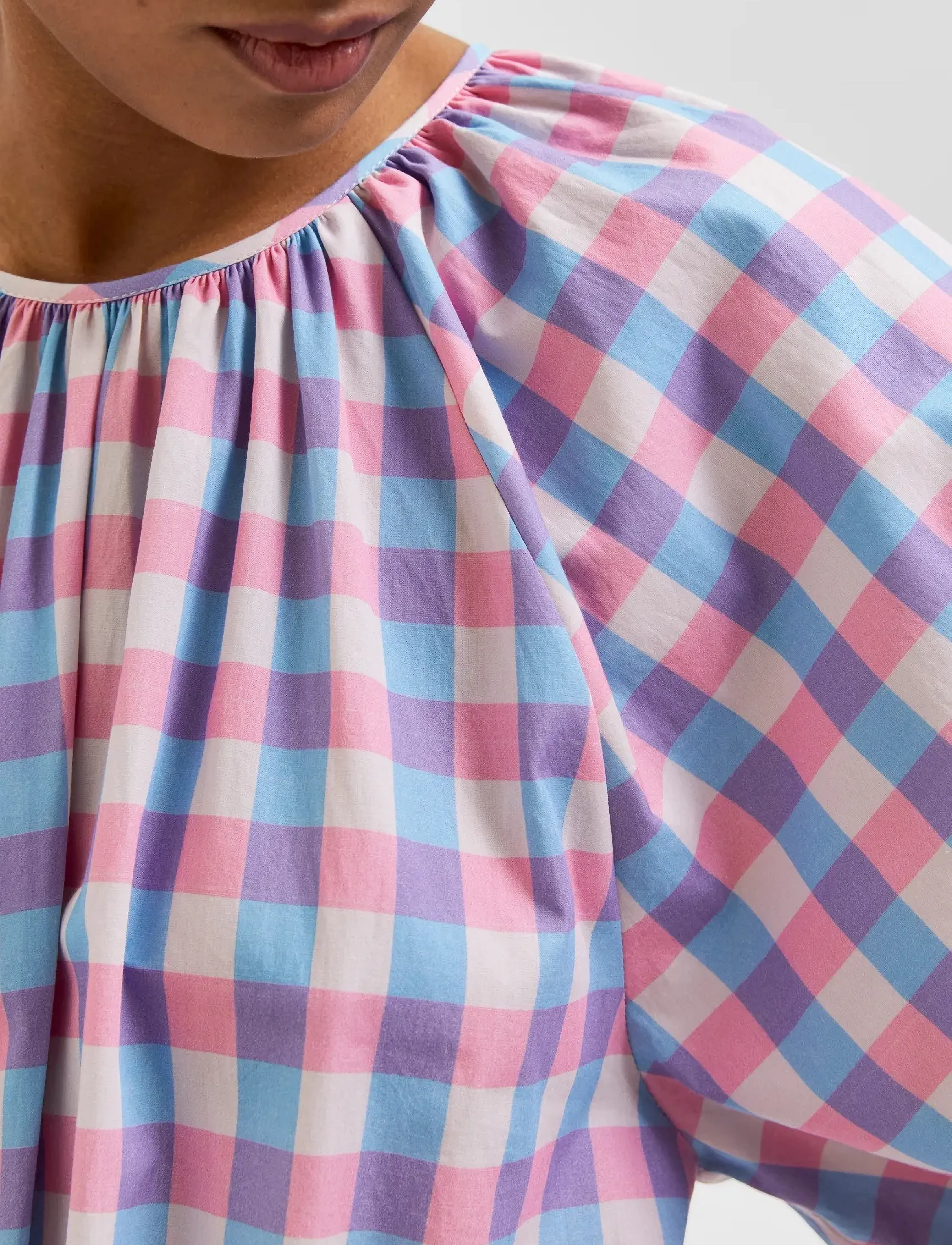 Selected - SLFBLAIR 3/4HORT DRESS - midi kjoler - violet tulip - 5