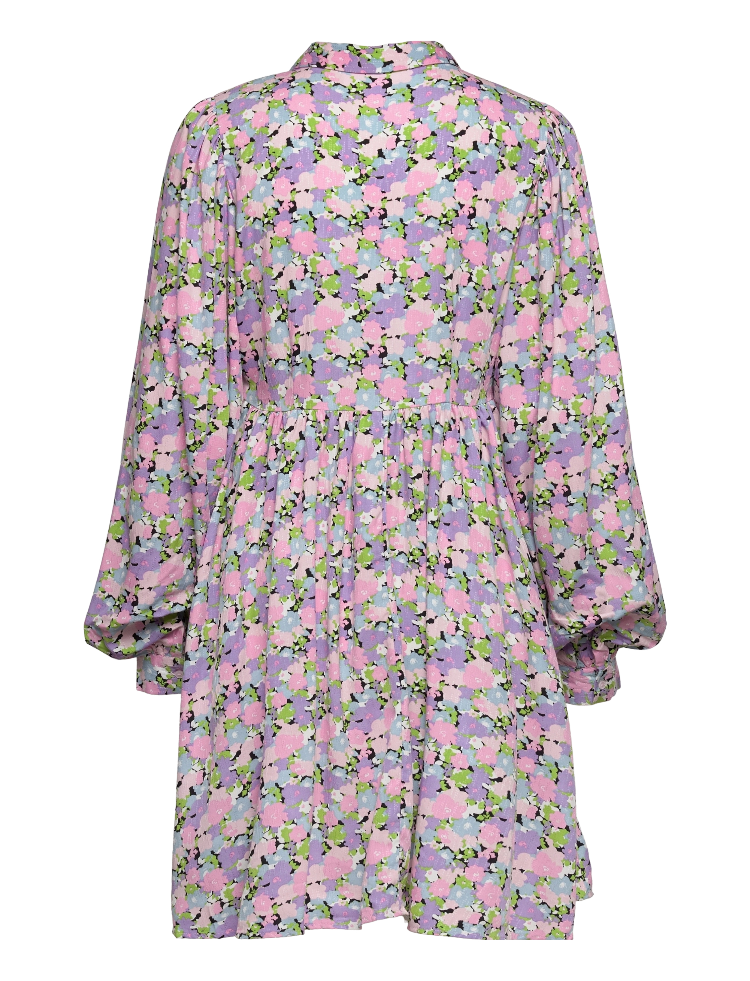 Selected - SLFJUDITA LS SHORT SHIRT DRESS B - robes chemises - violet tulip - 2