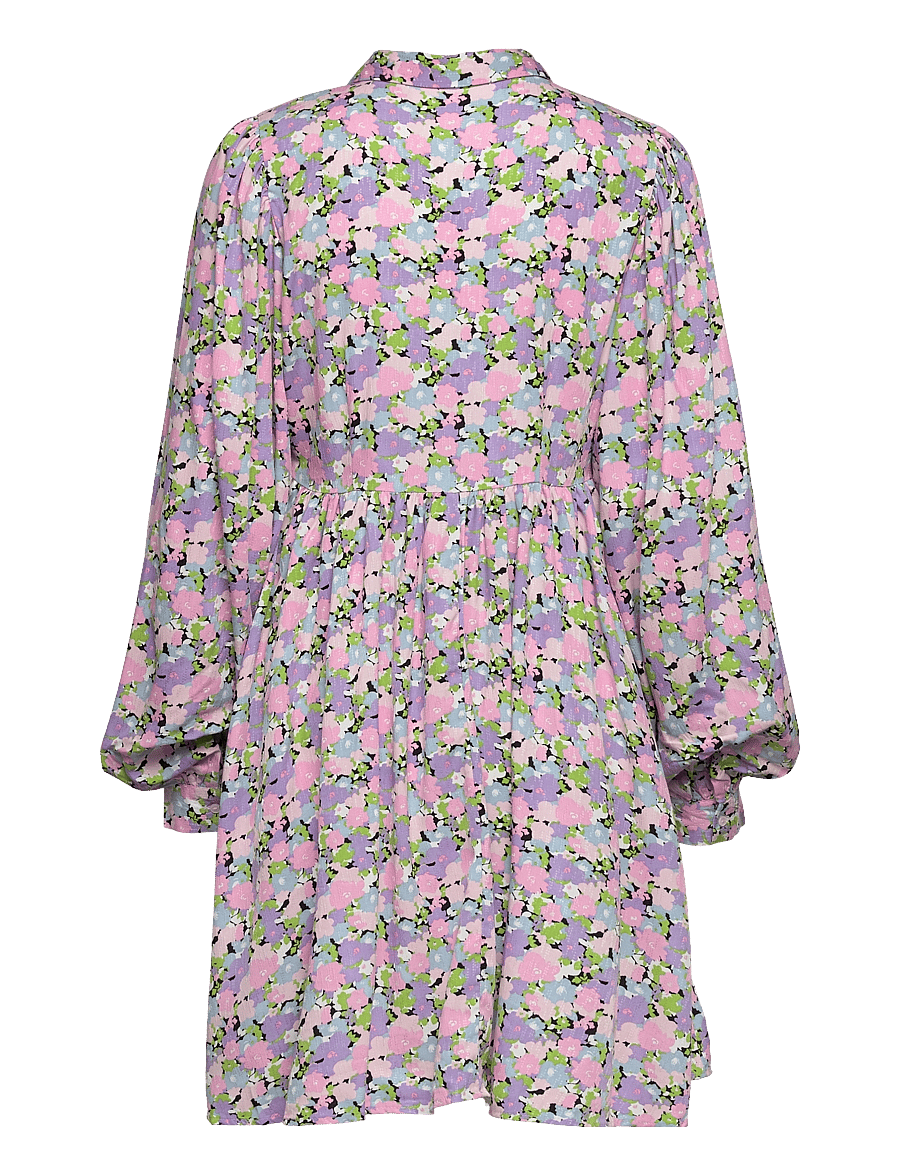 Selected - SLFJUDITA LS SHORT SHIRT DRESS B - robes chemises - violet tulip - 2