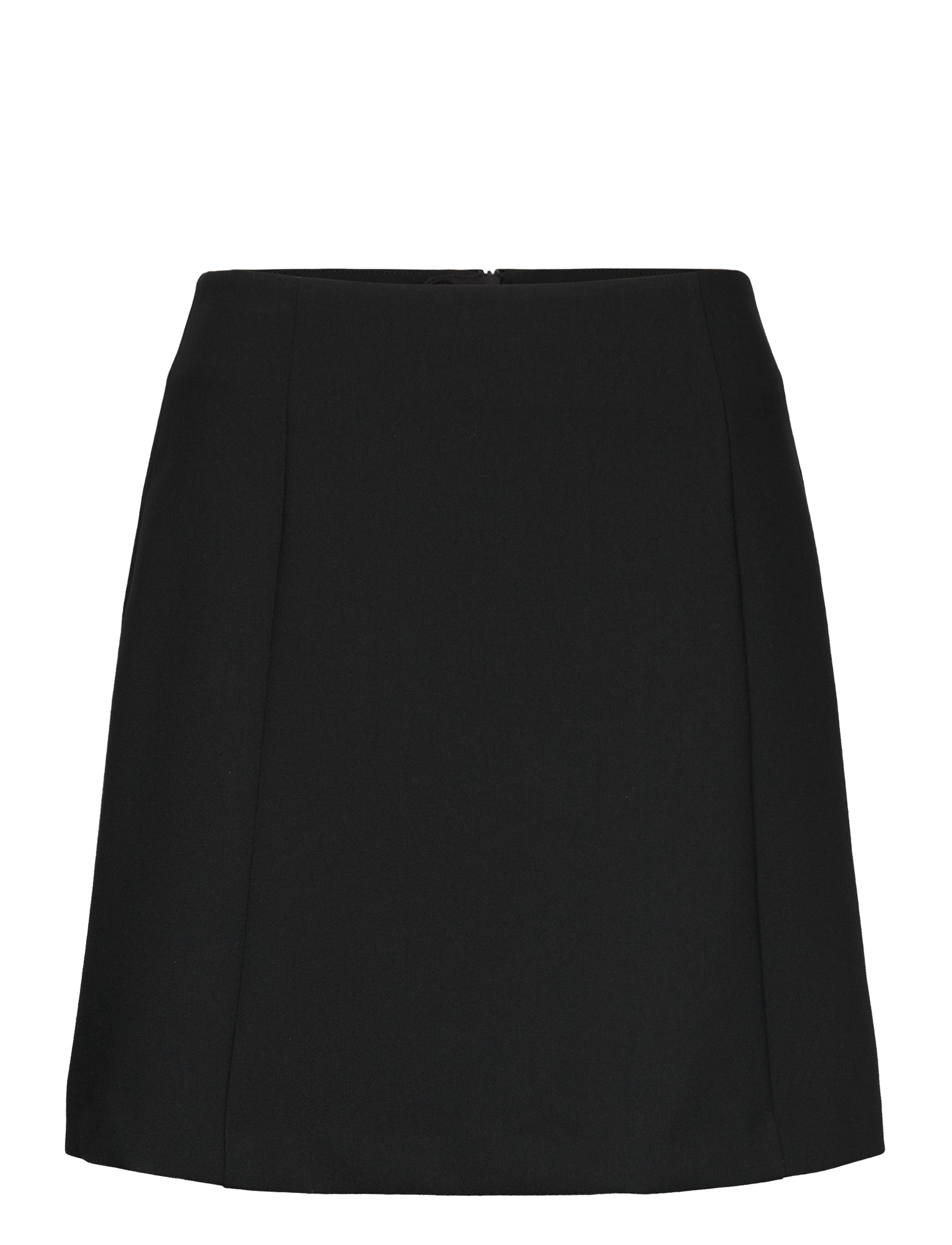 Selected SLWRITA MW SHORT SKIRT FD NOOS - Skirts - BLACK / black