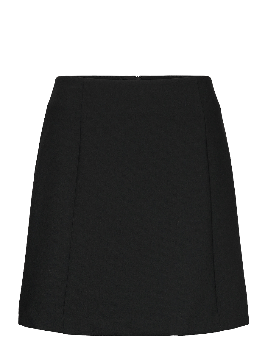Selected - SLWRITA MW SHORT SKIRT FD NOOS - kurze röcke - black - 1