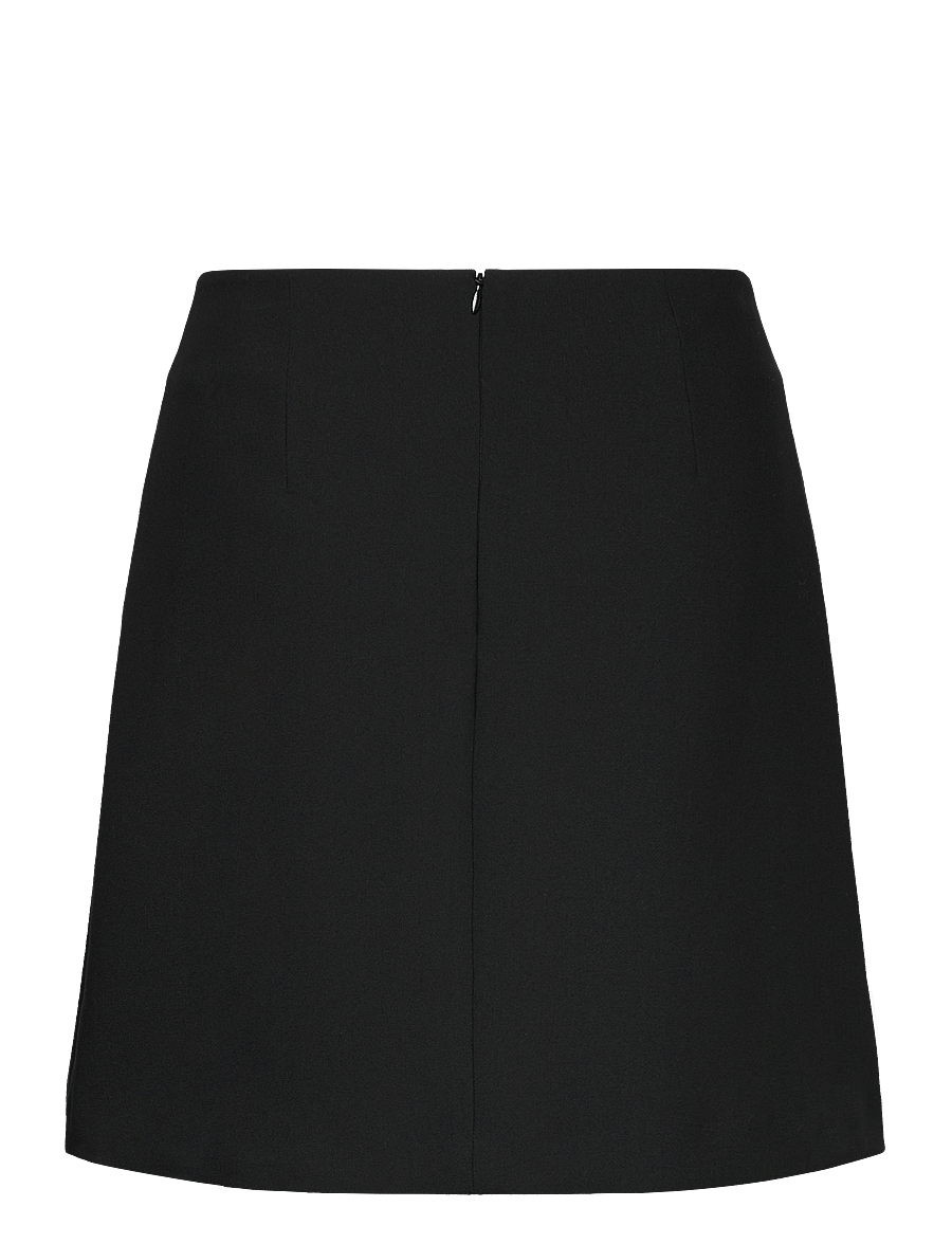 Selected - SLWRITA MW SHORT SKIRT FD NOOS - kurze röcke - black - 2