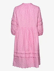 Selected Femme - SLFMINJA 3/4 BRODERI KNEE DRESS G - skjortklänningar - lilac sachet - 1