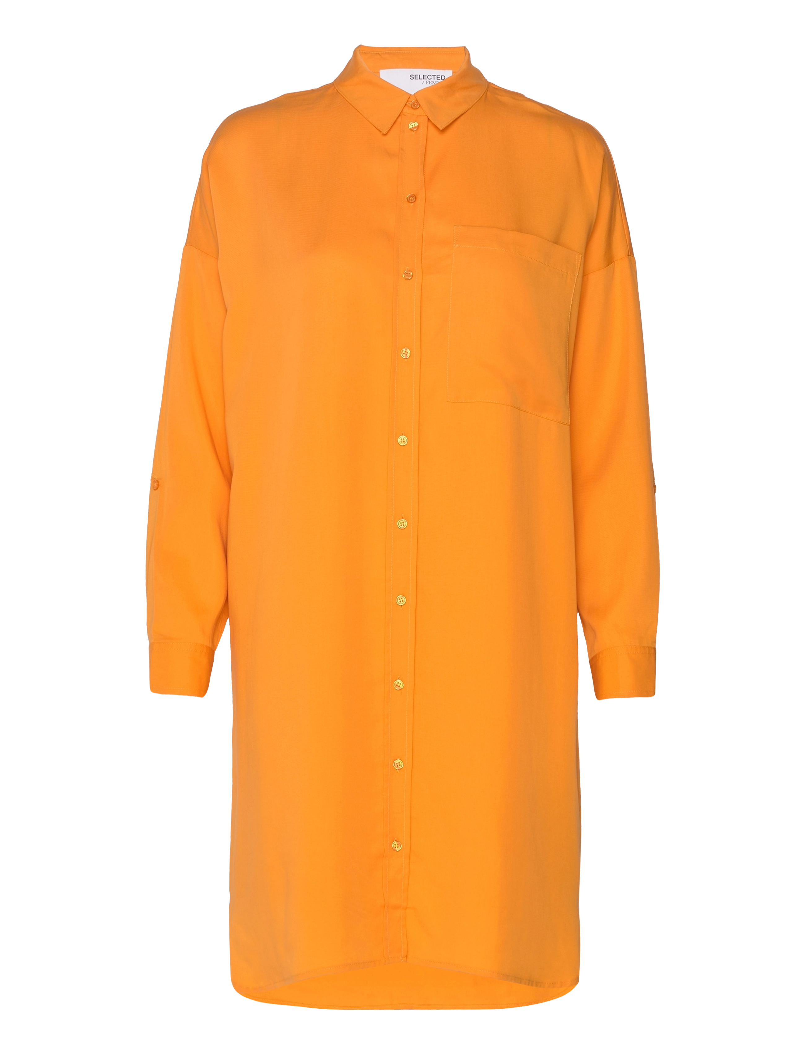 Selected - SLFKIKKI-TONIA LS SHORT DRESS B - shirt dresses - iceland poppy - 2