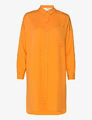 Selected Femme - SLFKIKKI-TONIA LS SHORT DRESS B - skjortklänningar - iceland poppy - 2