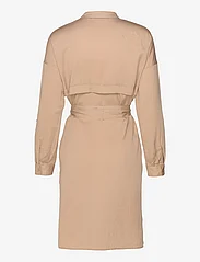 Selected Femme - SLFKIKKI-TONIA LS SHORT DRESS B - marškinių tipo suknelės - nomad - 1