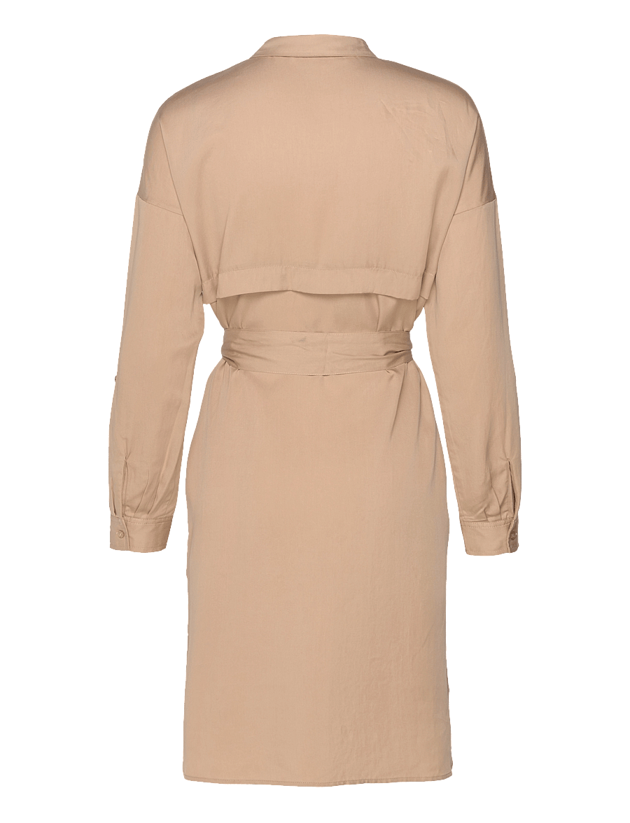 Selected - SLFKIKKI-TONIA LS SHORT DRESS B - robes chemises - nomad - 2