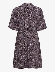 Selected Femme - SLFJALINA 2/4 SHORT SHIRT DRESS M - krótkie sukienki - black - 1