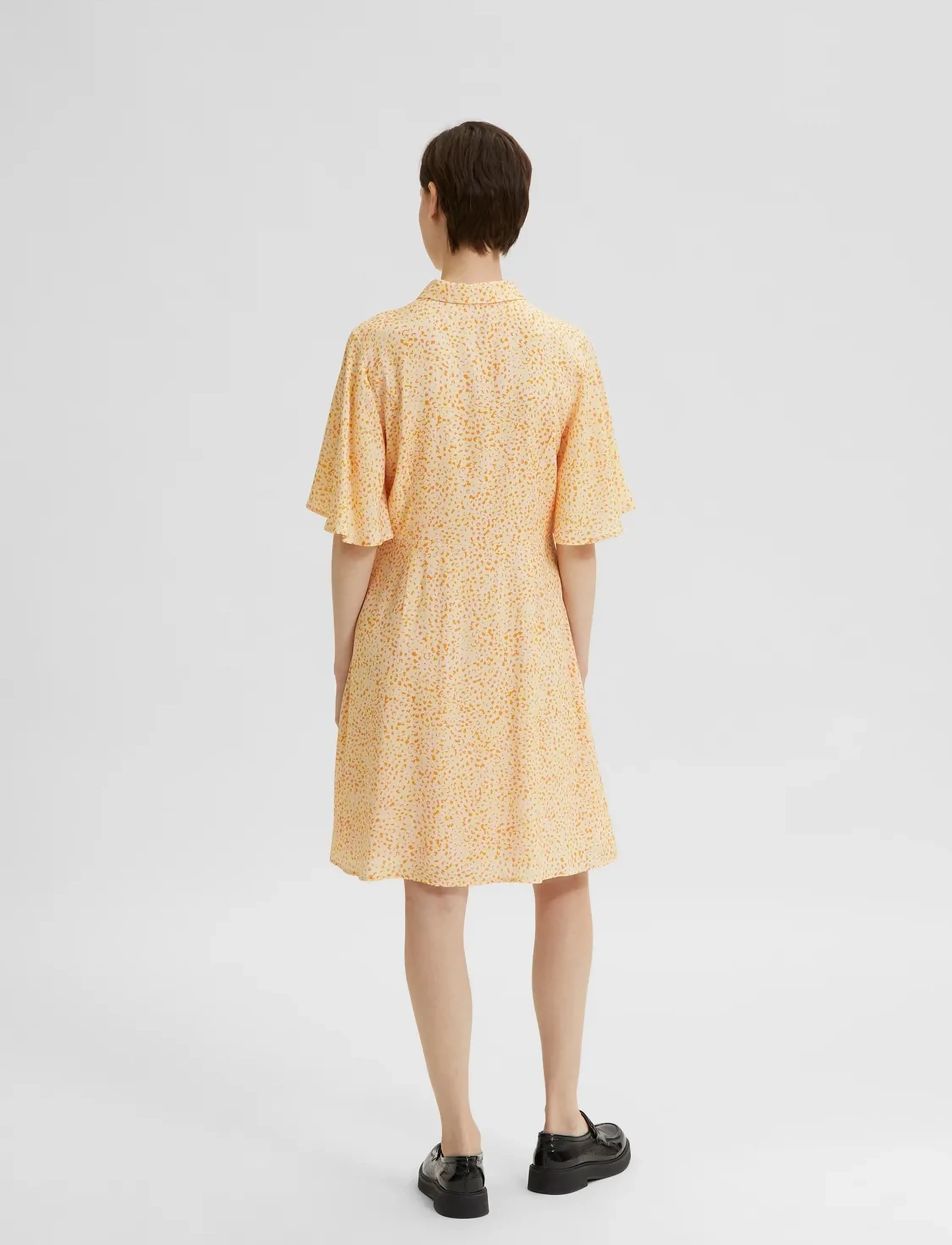 Selected - SLFJALINA 2/4 SHORT SHIRT DRESS M - sommerkleider - chalk pink - 3