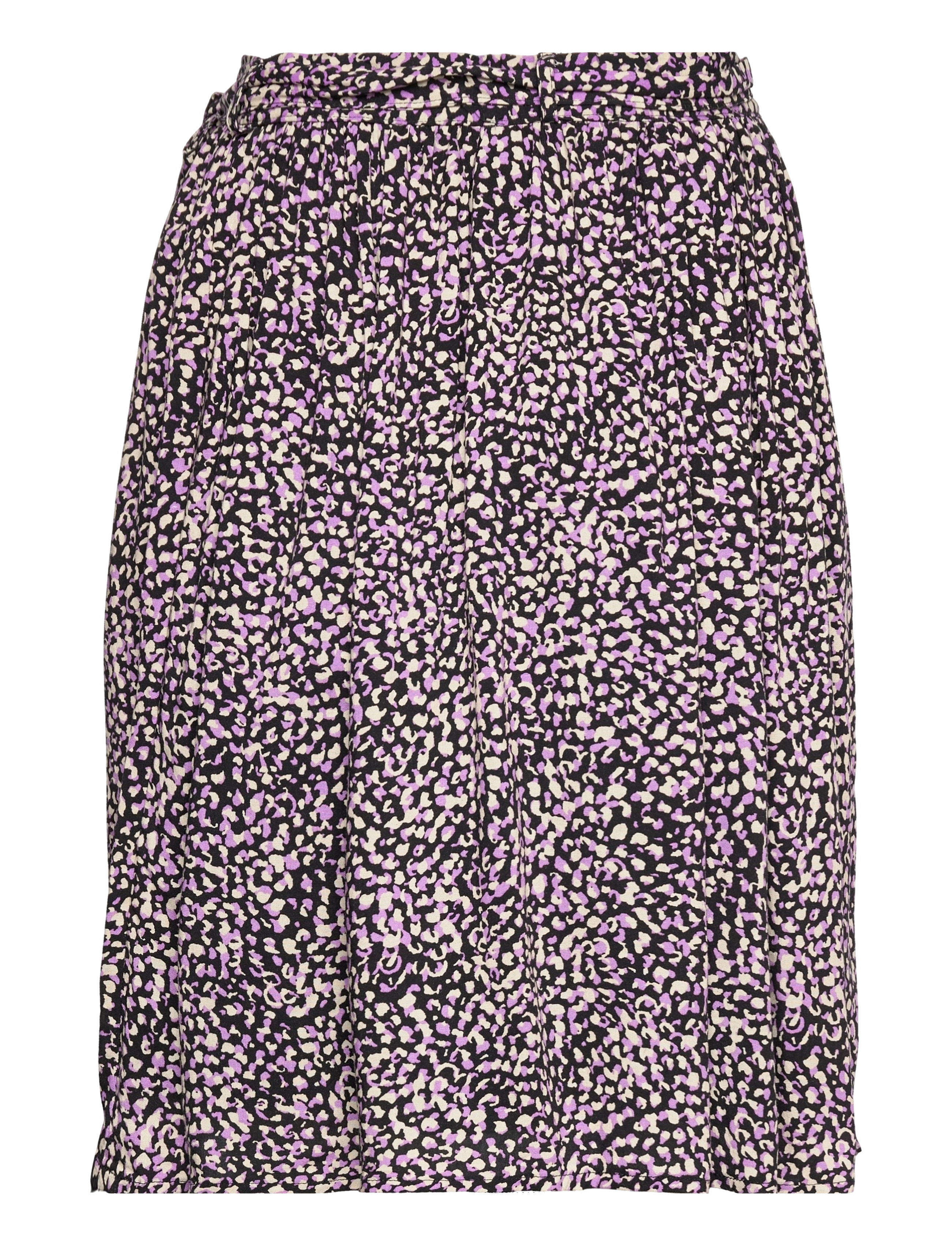Selected - SLFJALINA HW SHORT WRAP SKIRT M - slå-om-nederdele - black - 2