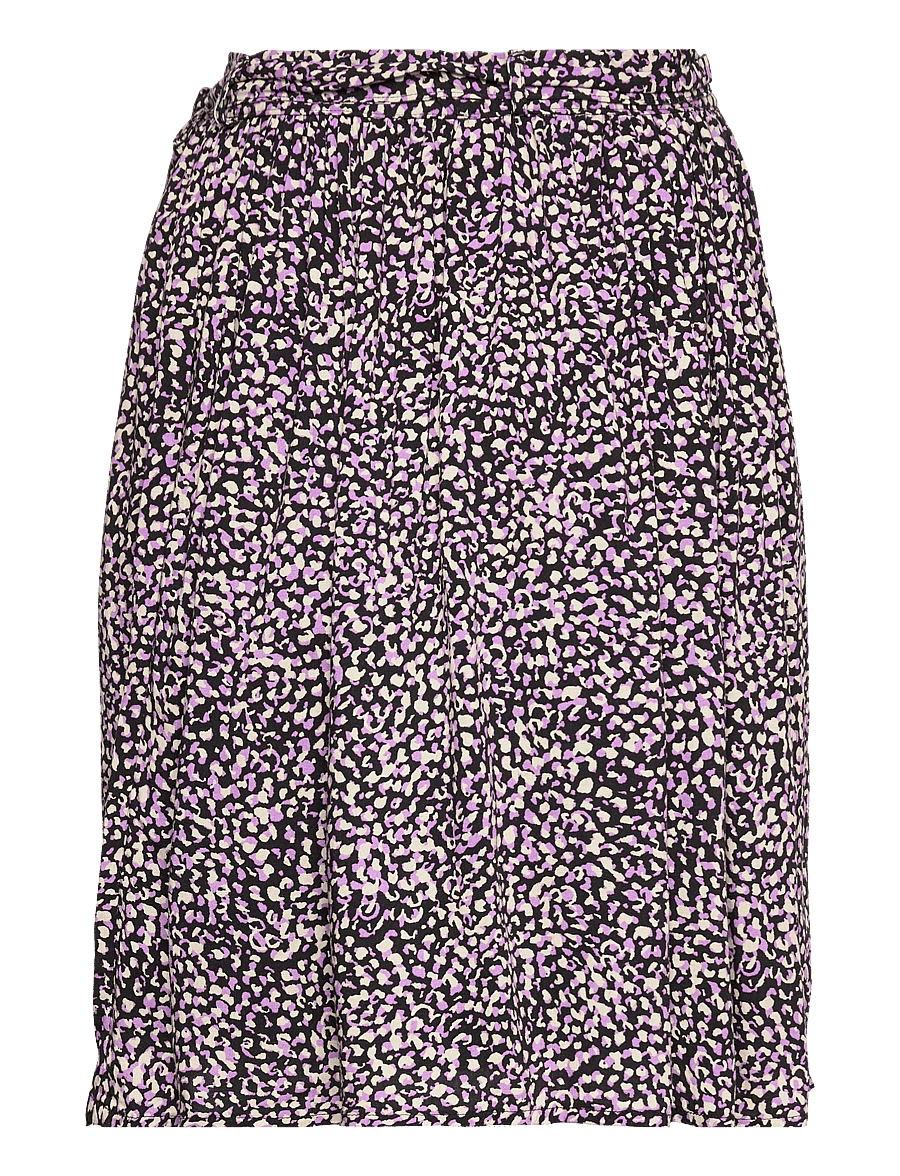 Selected - SLFJALINA HW SHORT WRAP SKIRT M - slå-om-nederdele - black - 2