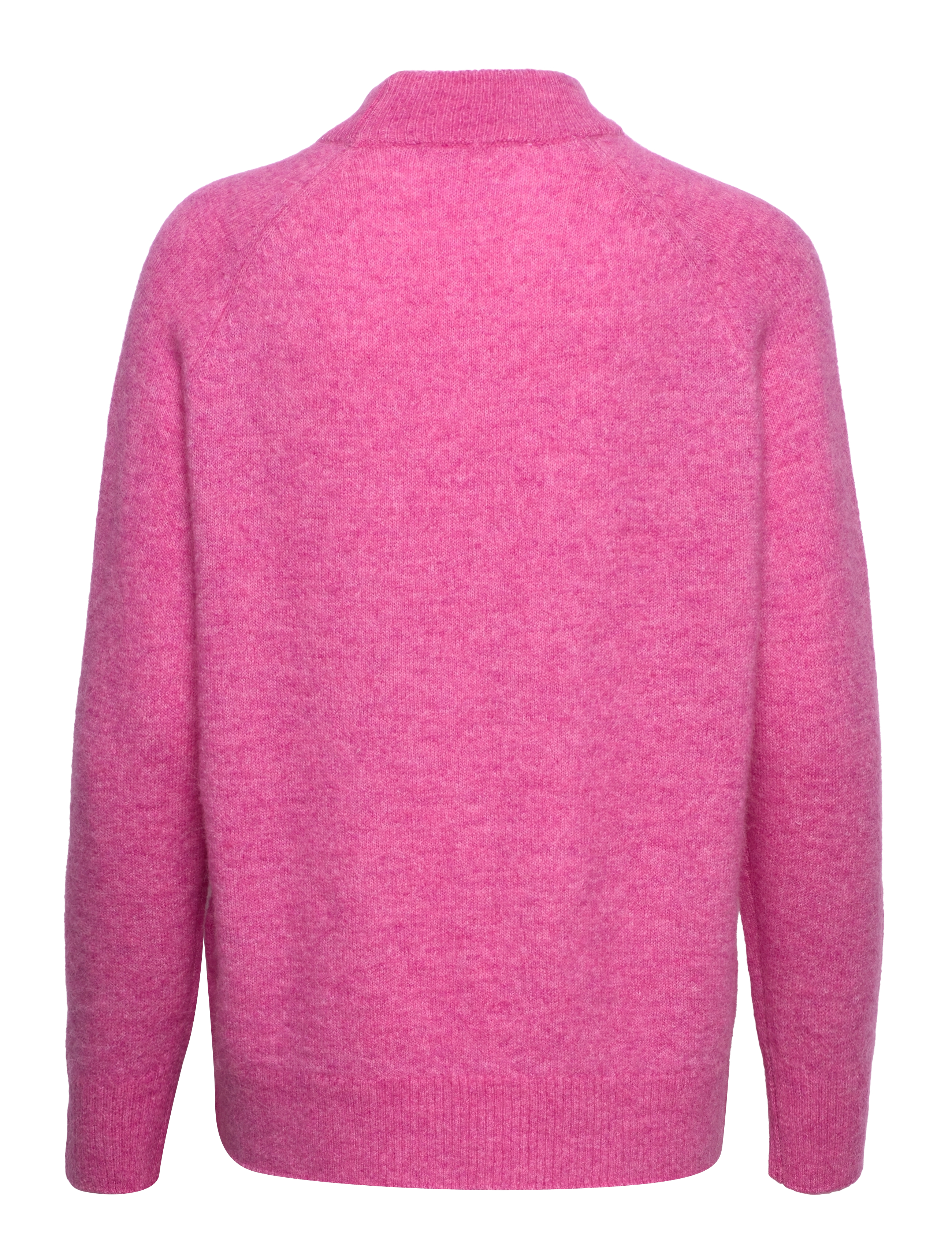 Selected - SLFLULU LS KNIT HIGH NECK B NOOS - phlox pink - 1