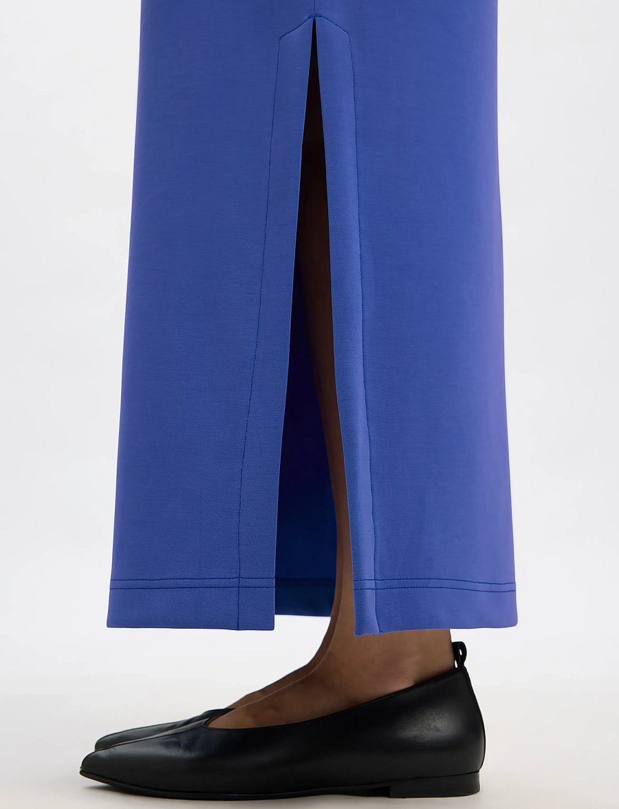 Selected - SLFTENNY LS O-NECK ANKLE DRESS - iltapuvut - dazzling blue - 4