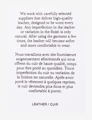 Selected Femme - SLFNEW IBI MW LEATHER SKIRT B - leather skirts - black - 2