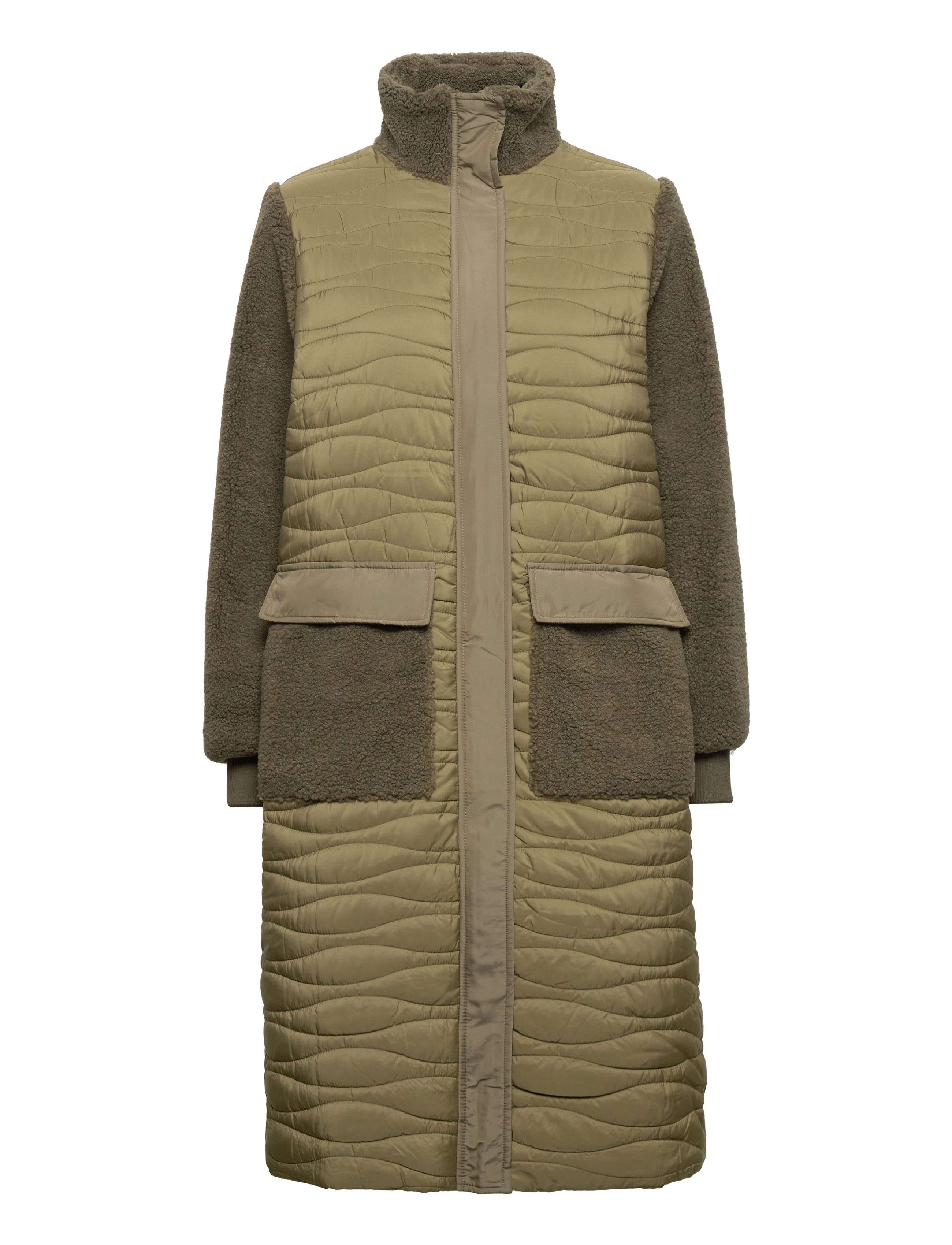 Selected SLFPOLLY COAT W - Selected - IVY GREEN / green
