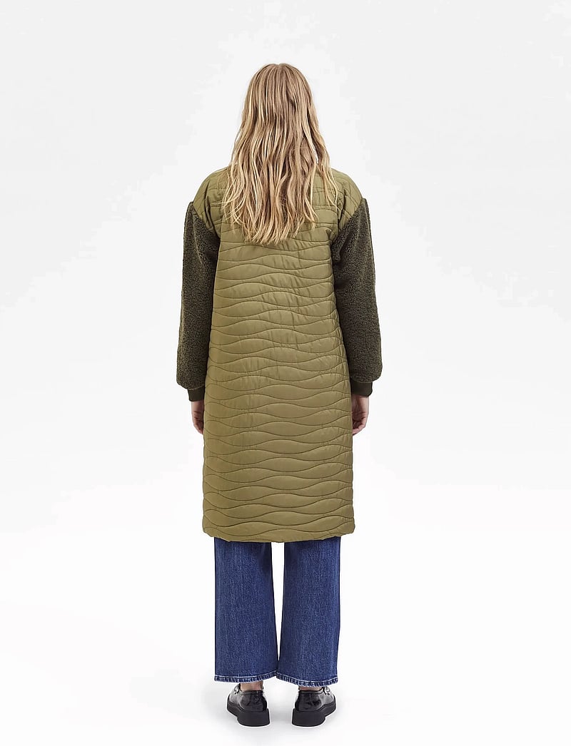 Selected - SLFPOLLY COAT W - quiltade jackor - ivy green - 3