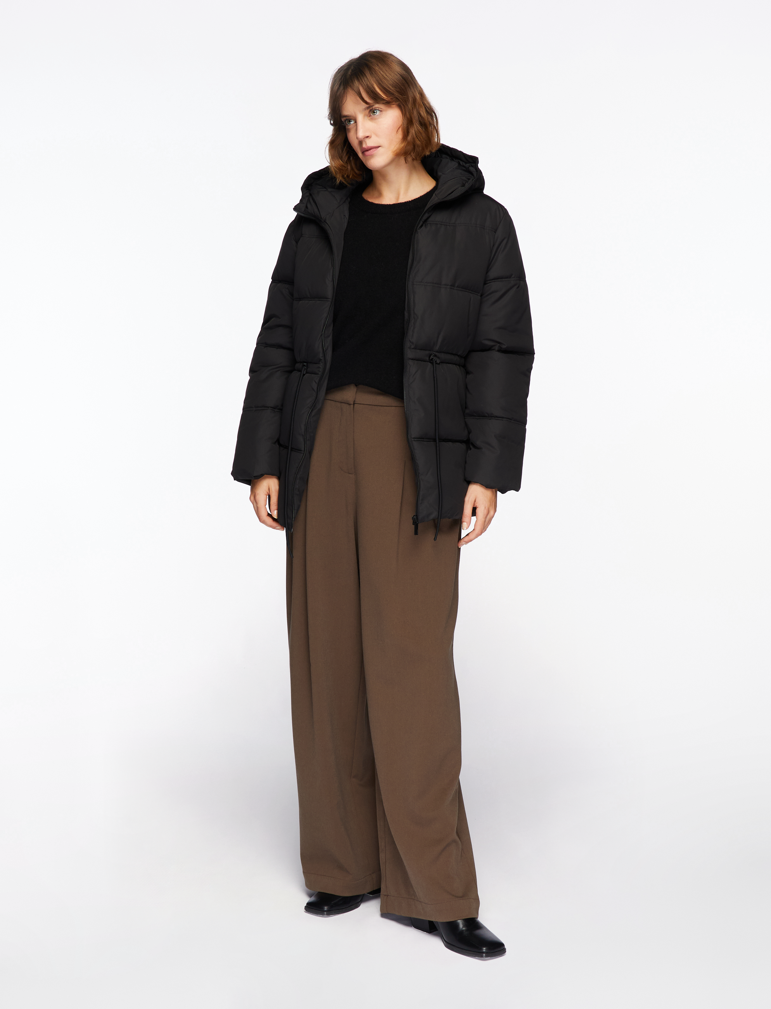 Selected - SLFALINA PUFFER JACKET B - overtøj - black - 2