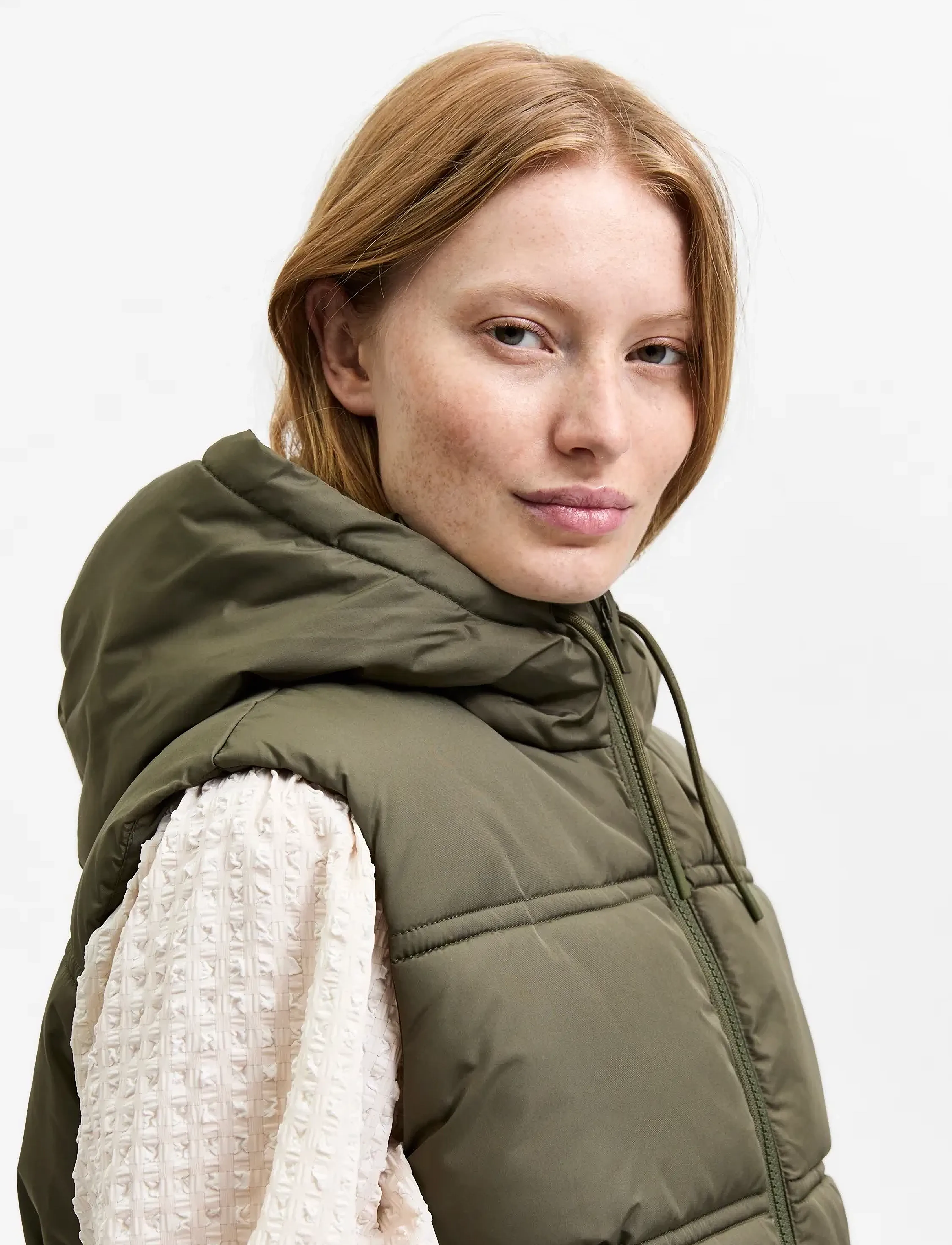 Selected - SLFALINA PUFFER VEST B - gefütterte westen - ivy green - 5