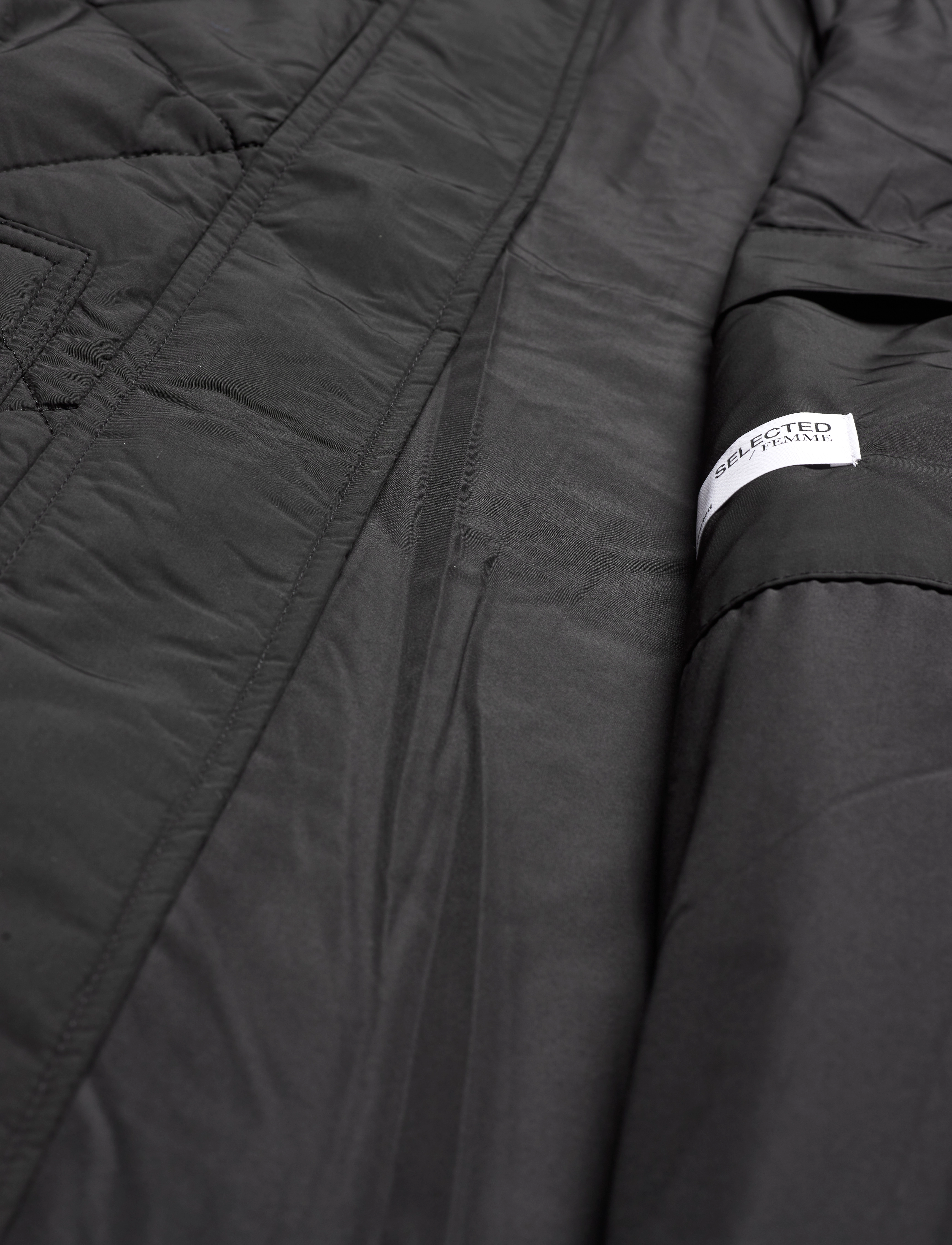 Selected - SLFNADINA COAT B NOOS - overtøj - black - 4